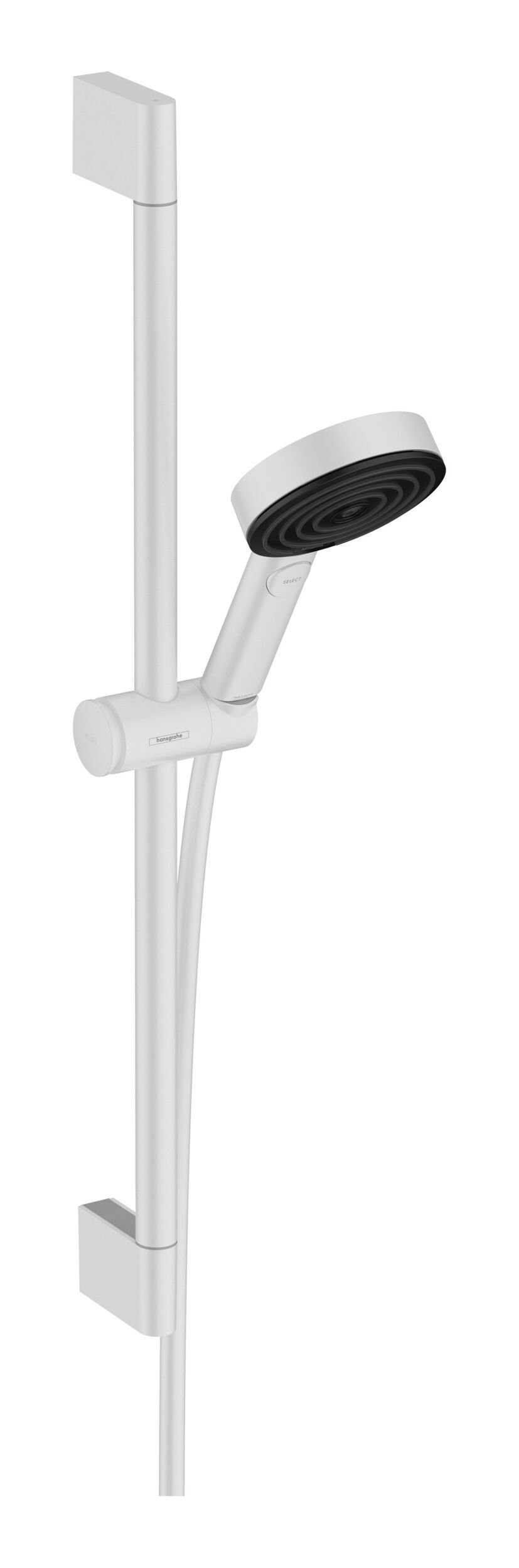 hansgrohe Stangenbrause-Set Pulsify Select S 105, Höhe 66.9 cm, 3 Strahlart(en), Brauseset 3jet EcoSmart Relaxation 650 mm