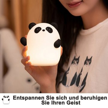 DOPWii Nachtlicht 1W Nachttischlampe,Panda-Nachtlicht,3 Helligkeitsstufen, 1200 mAh