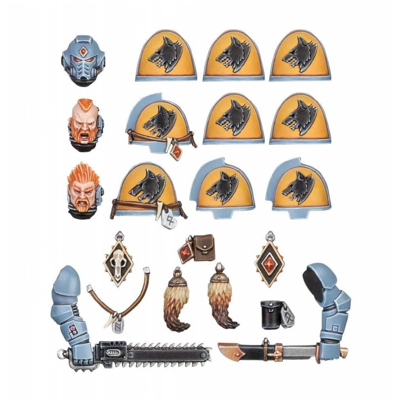 Modellbausatz Space Wolves: Primaris-Upgrades