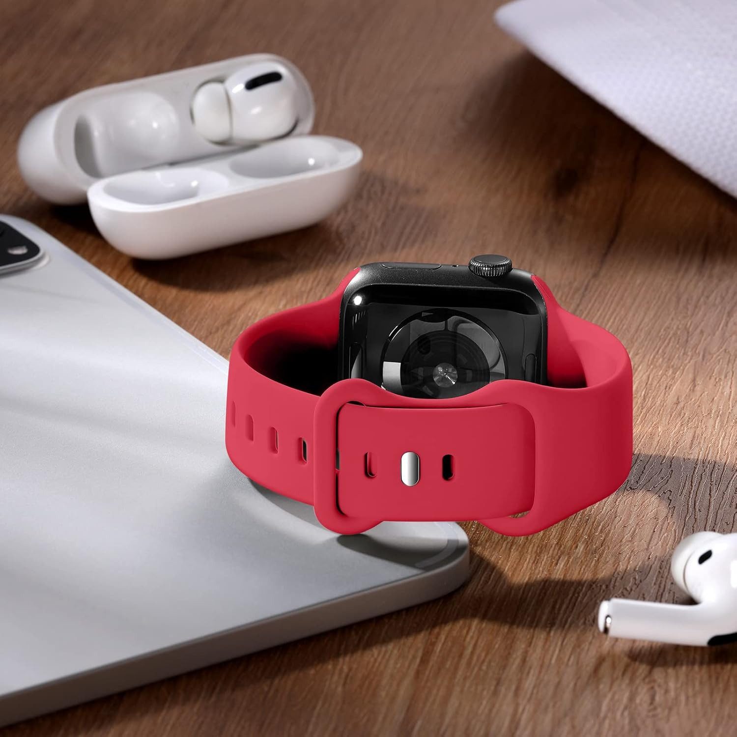 Widmann-Shop Smartwatch-Armband Apple Watch Silikon Armband günstig online kaufen