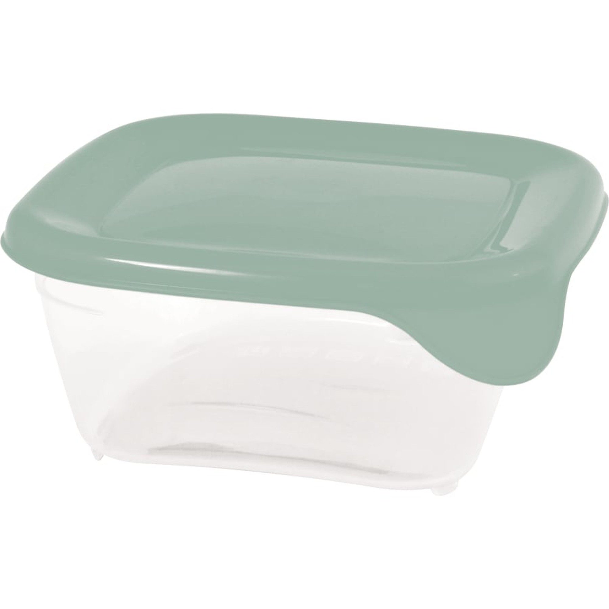 Curver Vorratsdose Fresh&Go Frischhaltedose 0,25L quadratisch transparent, Kunststoff, Nest- und stapelbar