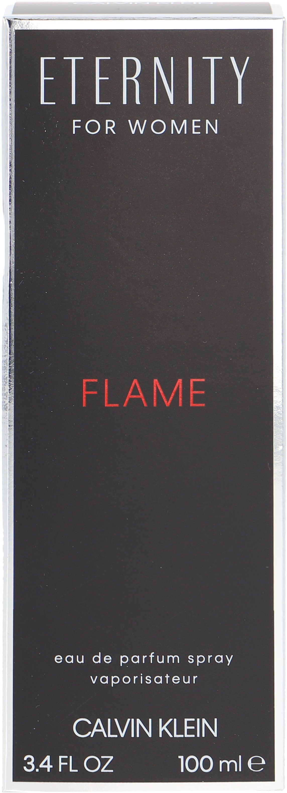 Calvin Klein Eau de Parfum ETERNITY FLAME, EDP, mit Mandarine und Süßerbse