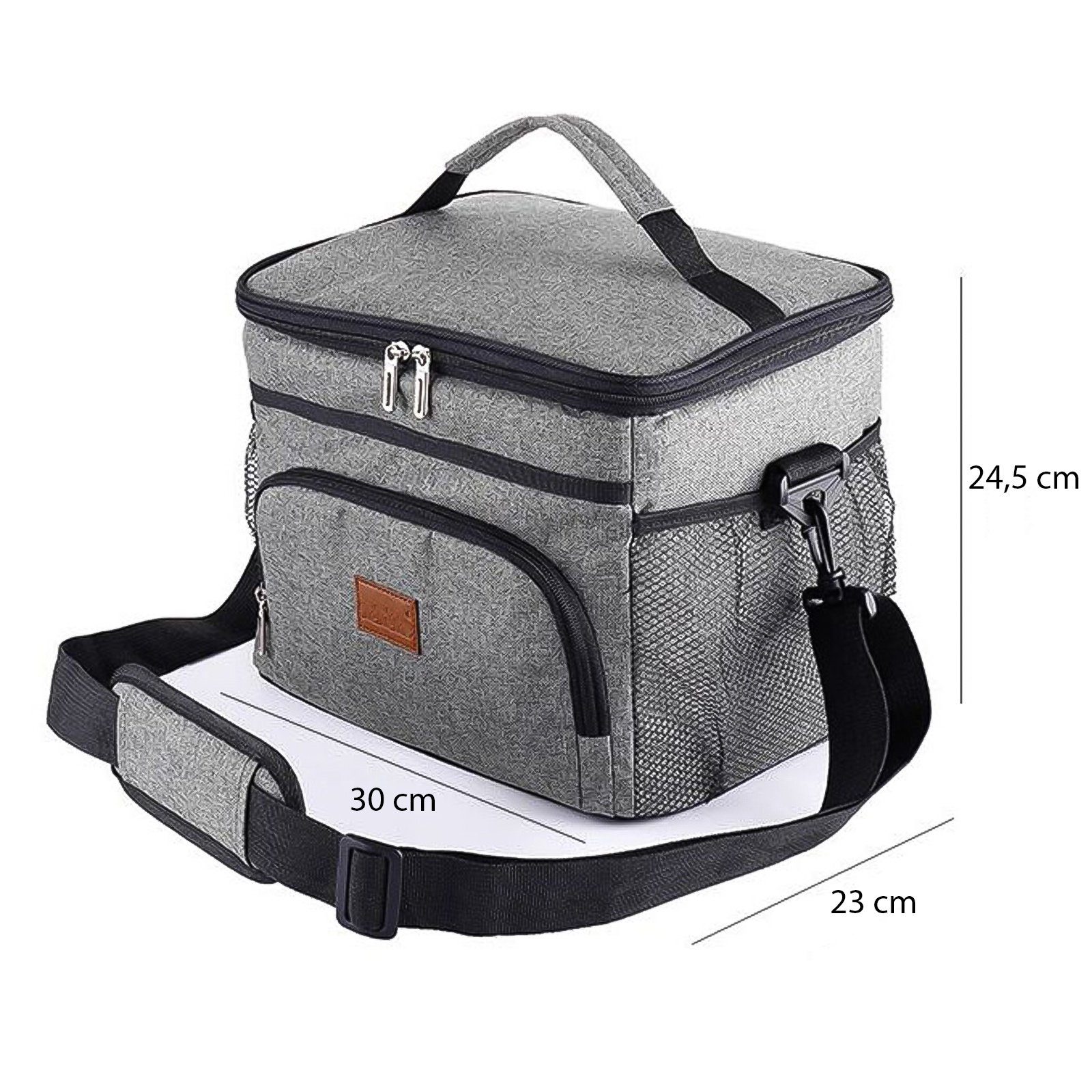 Grafner Kühltasche Kühltasche 15 Liter 900D Oxford Tragegurt, 15 l, UV-Beständig