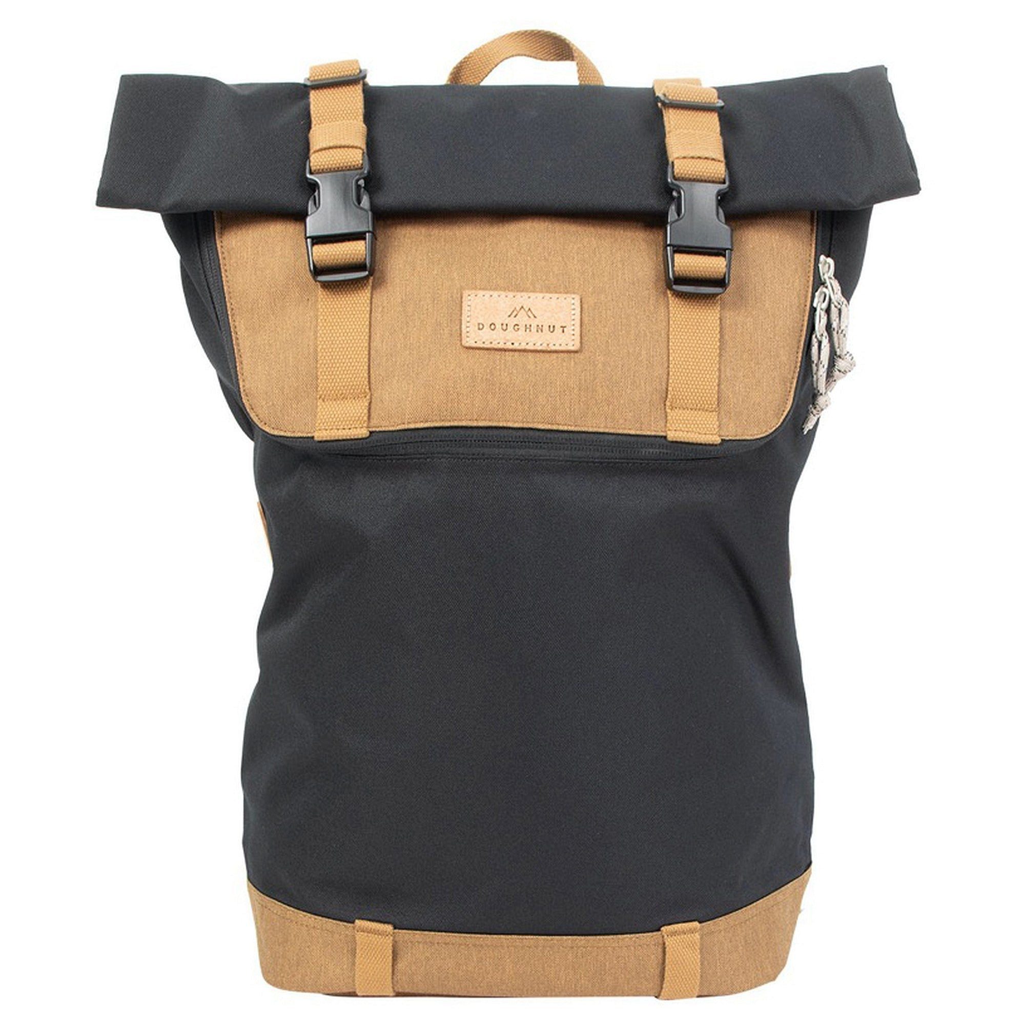 Doughnut Rucksack Christopher Euro 18 - Rolltop Rucksack 45 cm (black x khaki)