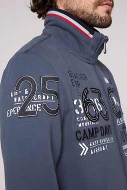 CAMP DAVID Hoodie mit Label-Applikationen