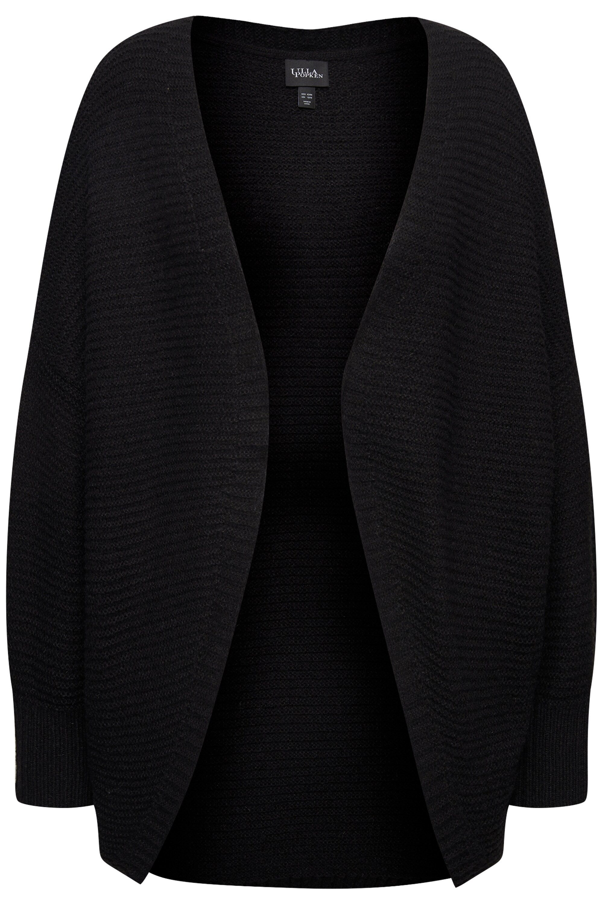 Ulla Popken Strickjacke Strickjacke Egg-Shape Wollanteil günstig online kaufen