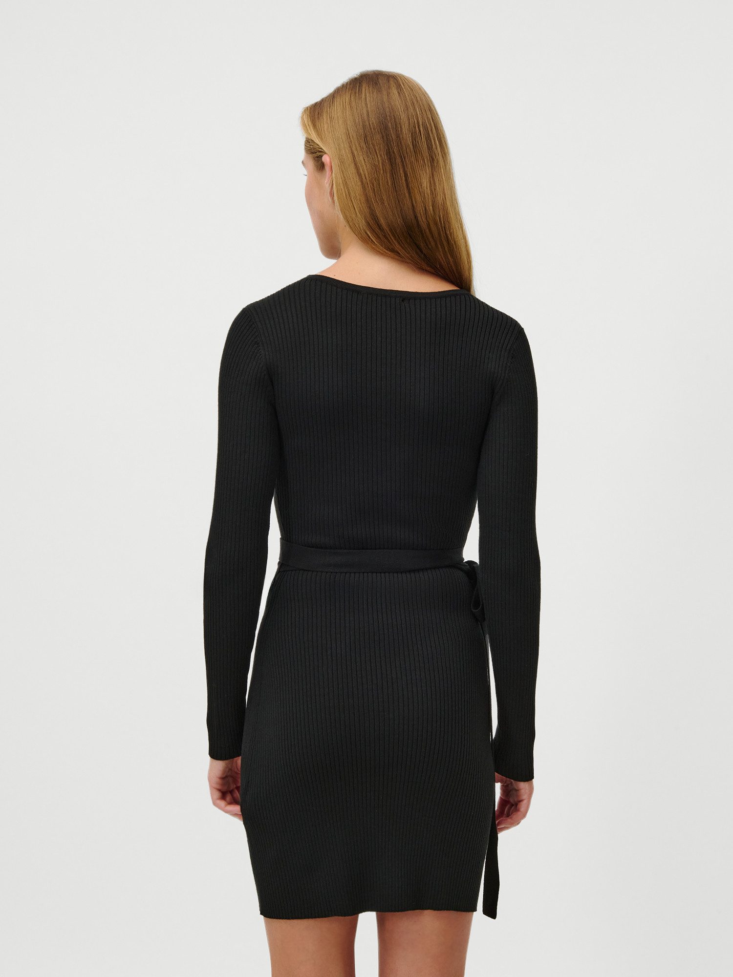 LeGer Strickkleid Effie, LeGer by Lena Gercke in Wickeloptik, körpernah günstig online kaufen