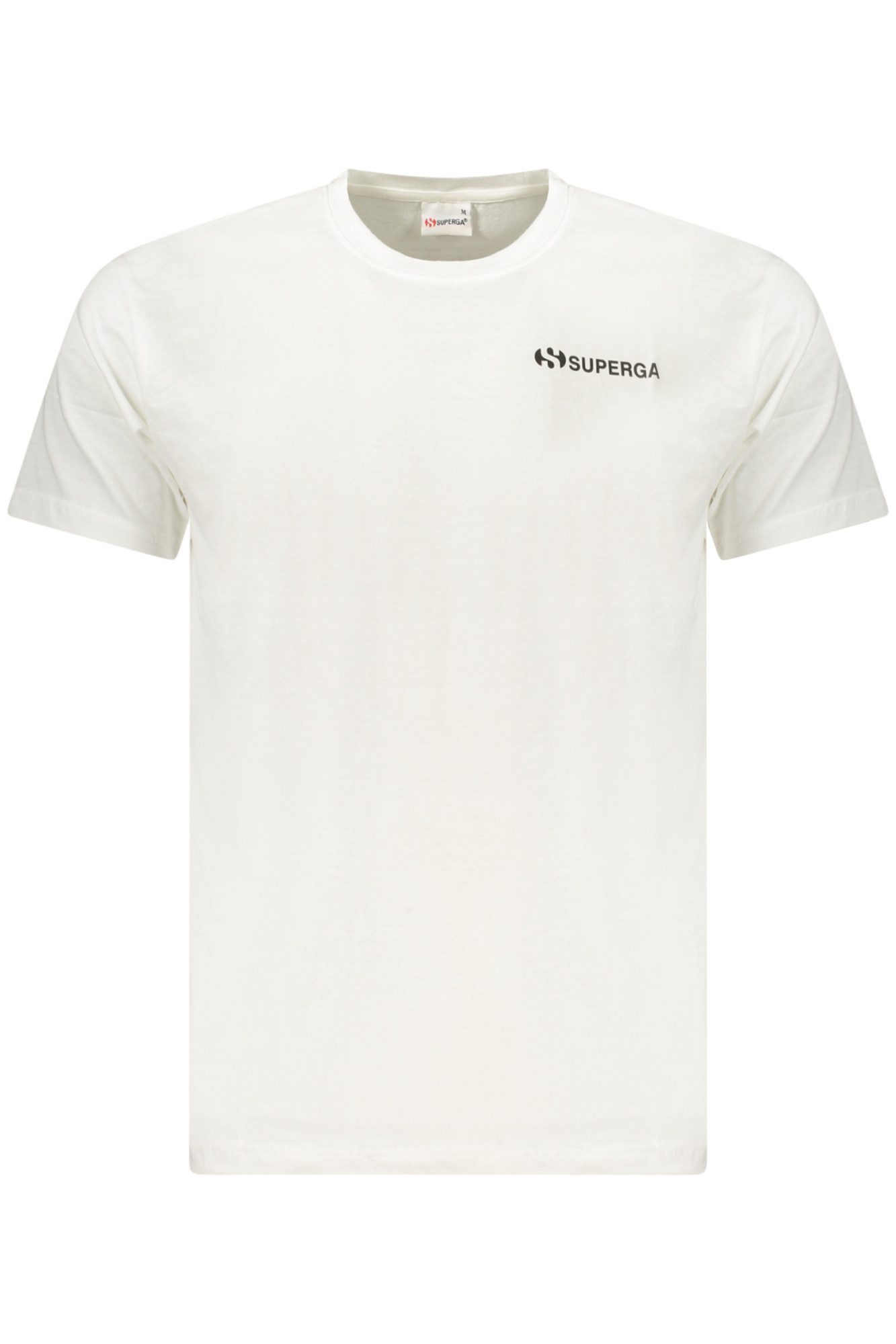 Superga T-Shirt Weißes Kurzarm Jersey T-Shirt für Herren mit