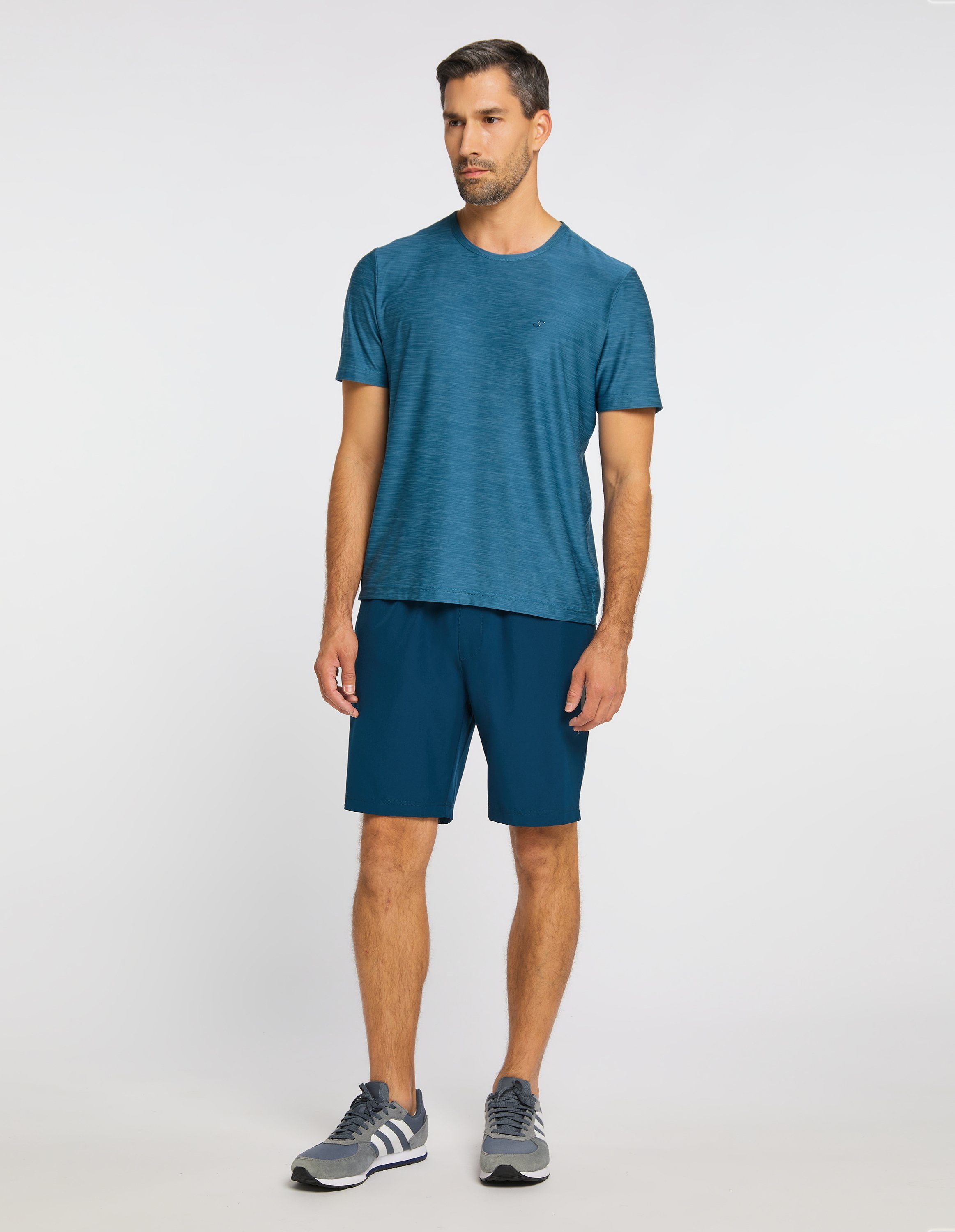Joy Sportswear T-Shirt T-Shirt VITUS blue melange metallic