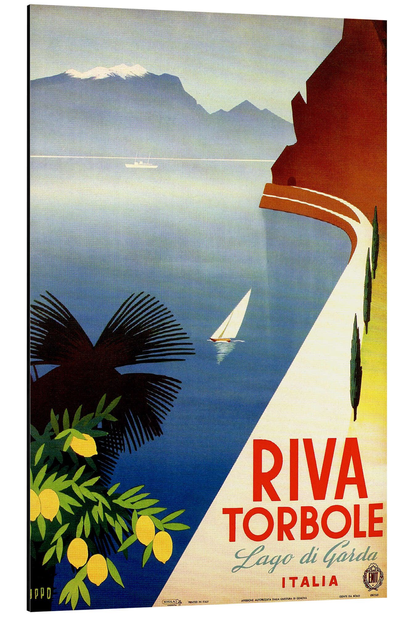 Posterlounge Wandbild Italien - Riva Torbole günstig online kaufen