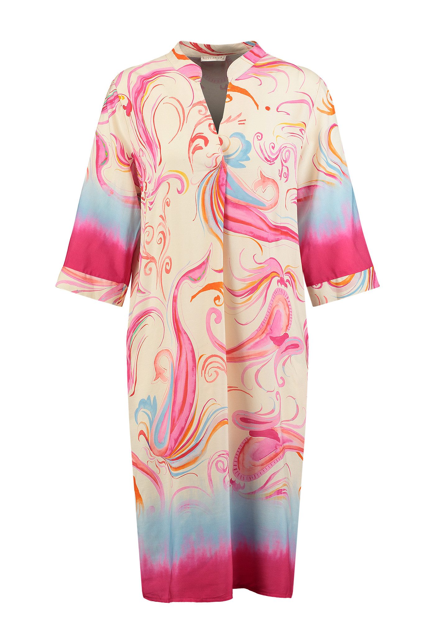 Key Largo Druckkleid WD FEODORA v-neck (1-tlg)