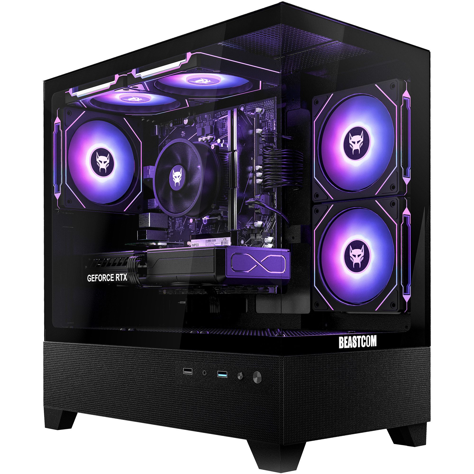 BEASTCOM Q5, Pro Gaming, Intel Core i9-12900F, RTX 5080, 16 GB RAM Gaming-PC (Intel Intel Core i9 12900F, GeForce RTX 5080, 16 GB GB RAM, 1000 GB SSD, Aktive Luftkühlung)