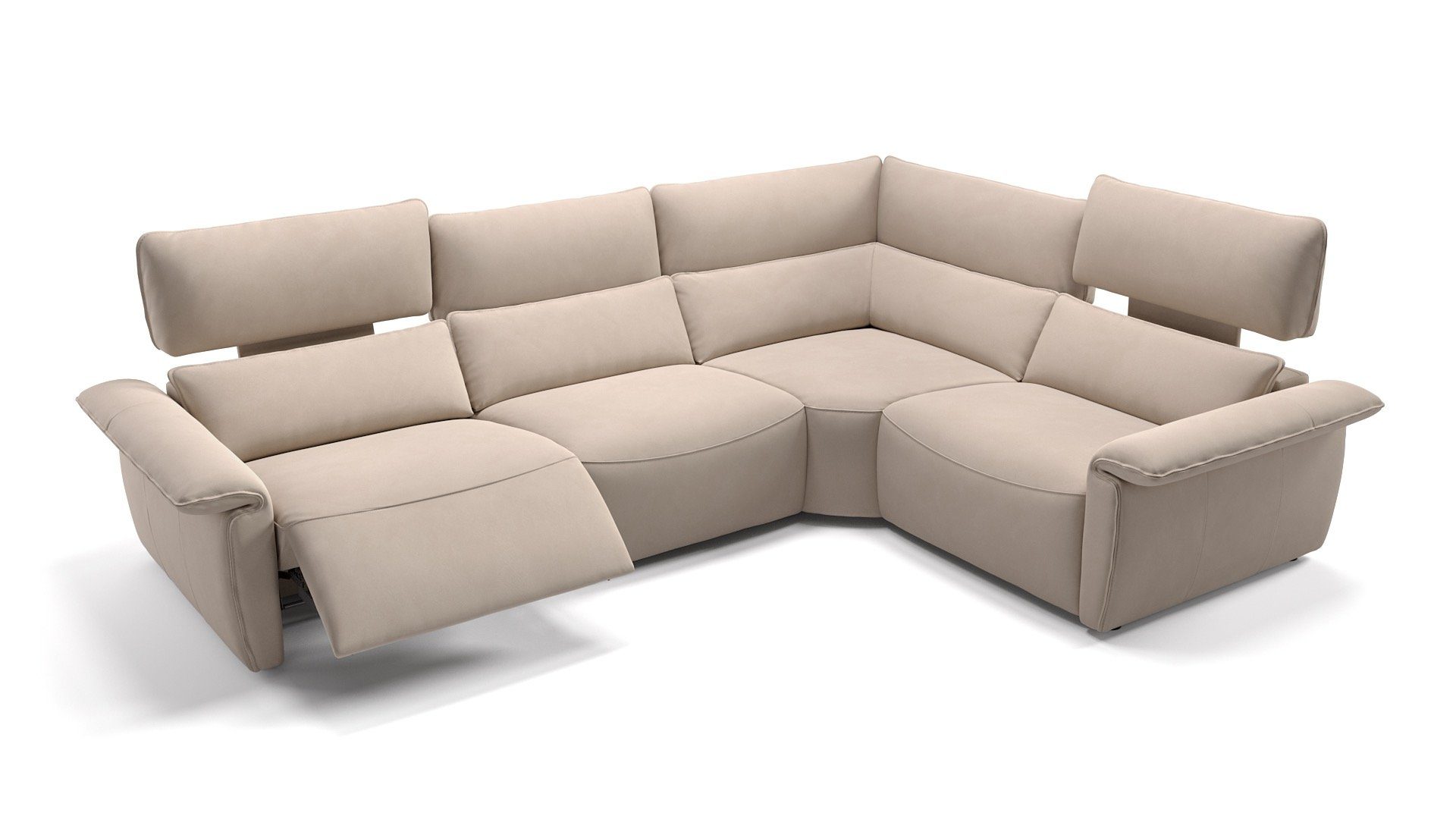 Sofanella Ecksofa Stoff MERIDA, Eckcouch, Ecksofa, Sitzecke, Polsterecke, Stoff Sofas, Stoffsofa