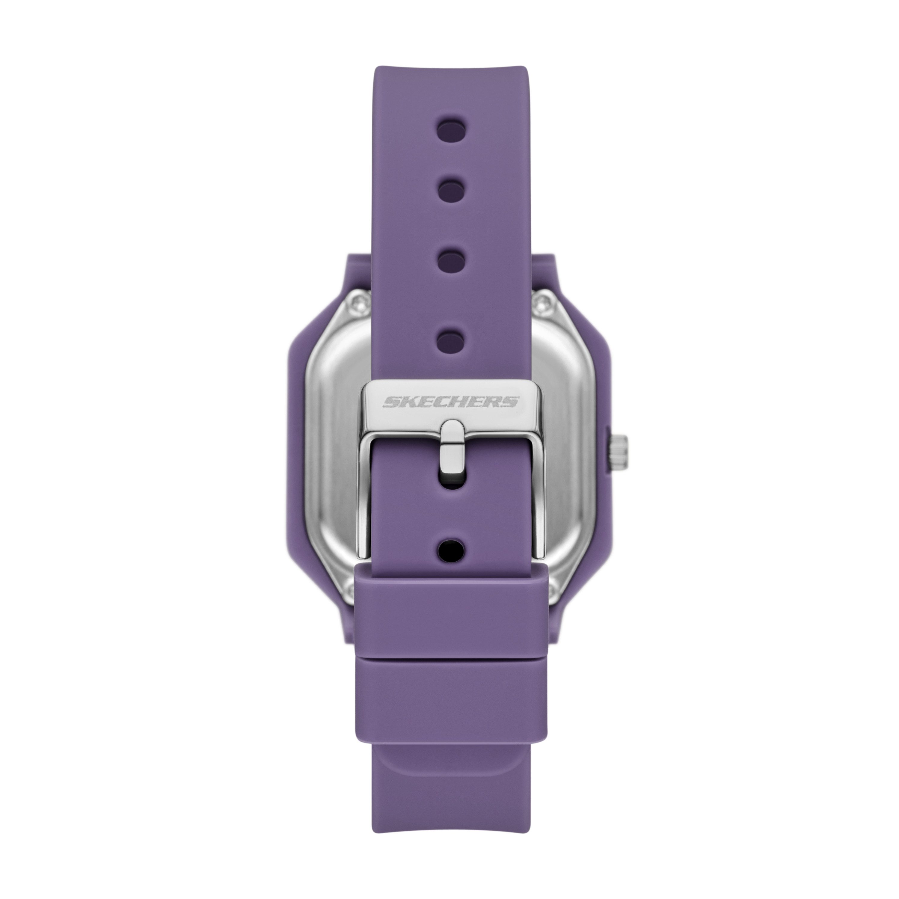 Skechers Quarzuhr Rosencrans Square SR6380, Armbanduhr, Damenuhr, Herrenuhr, Silikonarmband, analog