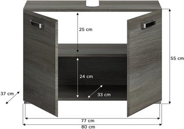 welltime Badmöbel-Set, (3-St)