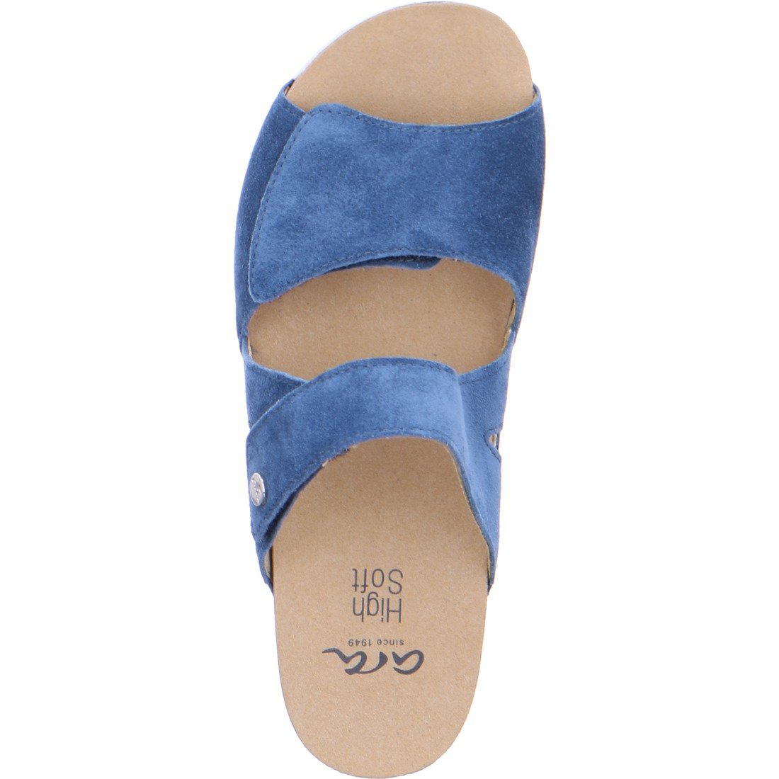 Ara Ara Pantolette blau - 042513 Pantolette Schuhe, Velours Norderney