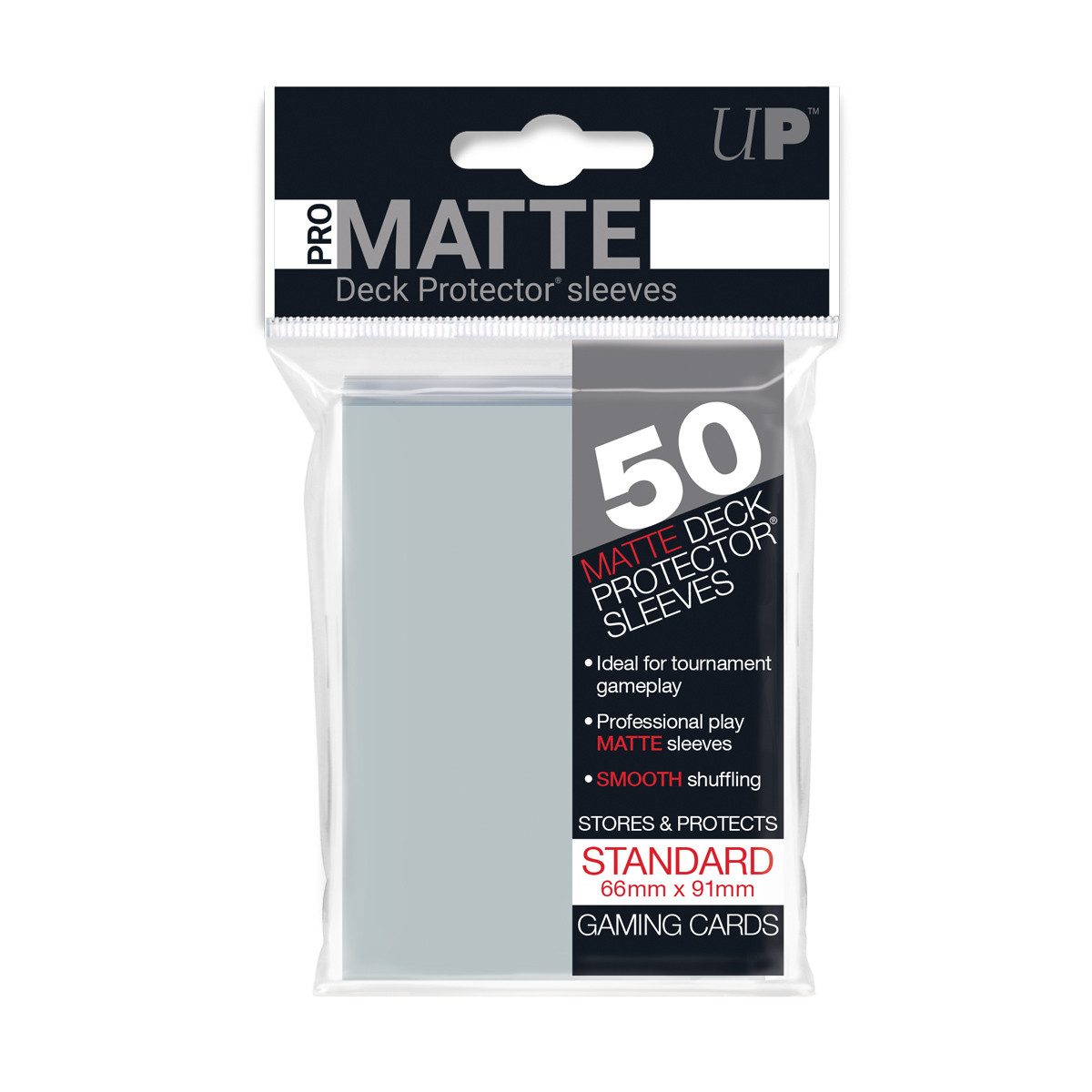 UltraPRO Sammelkarte 50 Card Protector Sleeves : Pro-Matte - clear / transparent