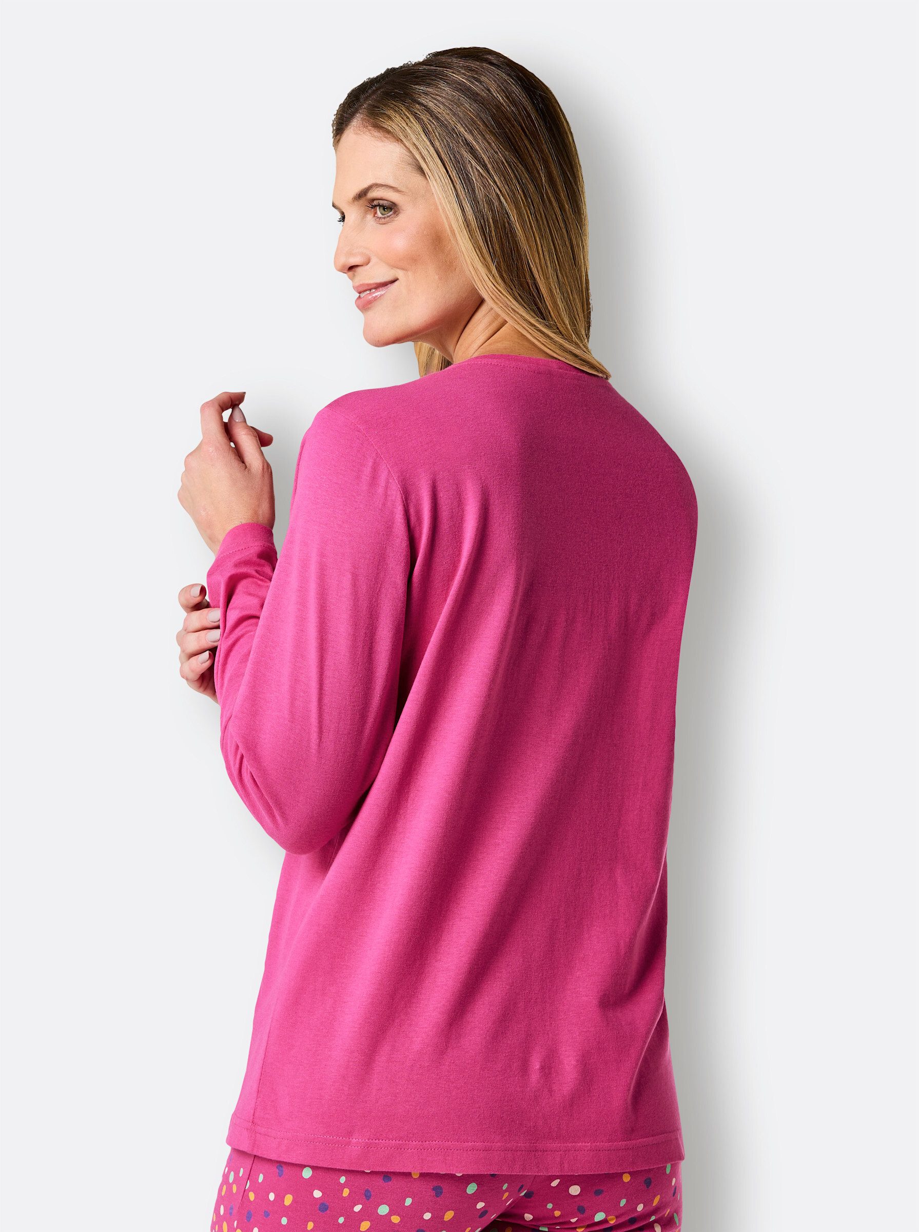 wäschepur Langarmshirt "Schlafanzug-Shirt", (1 tlg.) günstig online kaufen