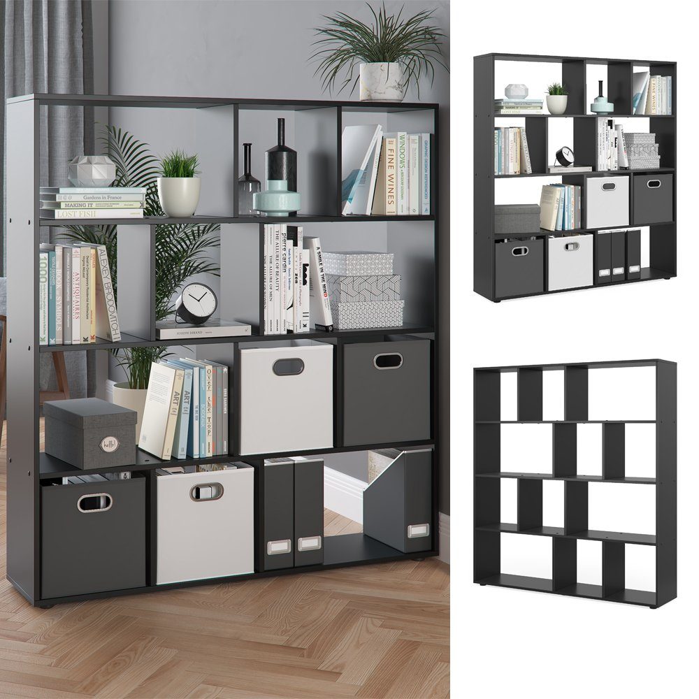 Vicco Raumteiler Pilar, Schwarz, 131.6 x günstig online kaufen