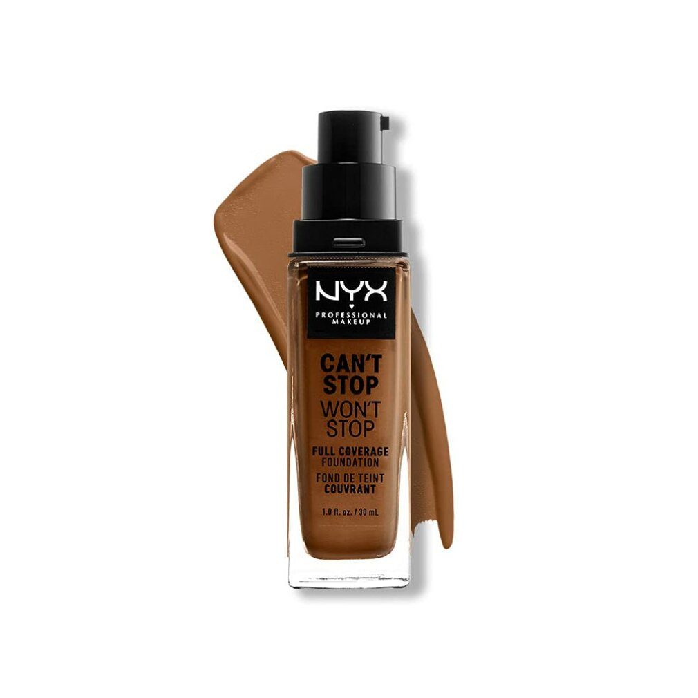 Foundation Can't Stop Won't Stop Full Coverage Foundation Warm Mahogany 30ml