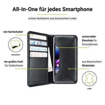 Artwizz Flip Case Universal Wallet for Smartphones, black (Size M for 4)