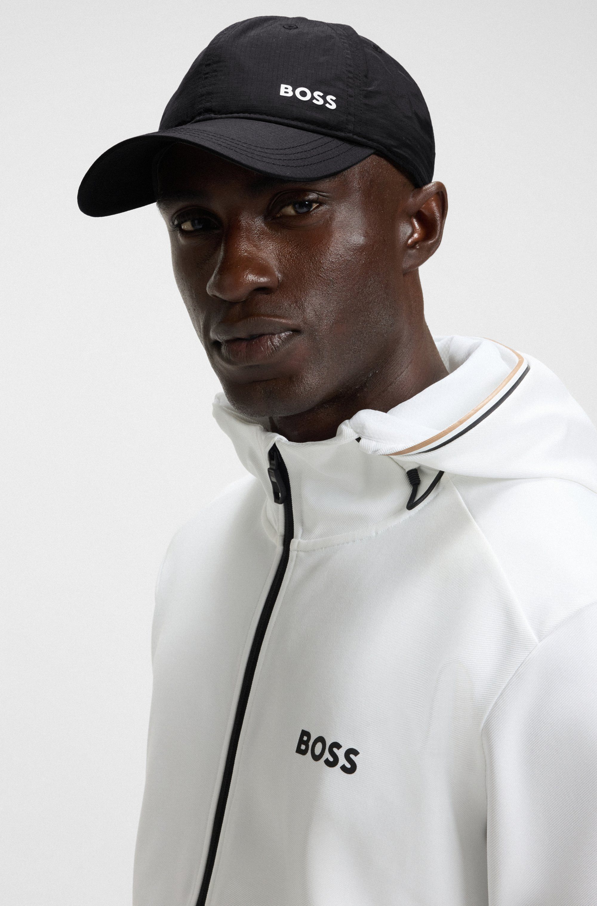 BOSS GREEN Fitted Cap Lach-RS Technical Sport Ripstop, UV-Protection, Weite günstig online kaufen