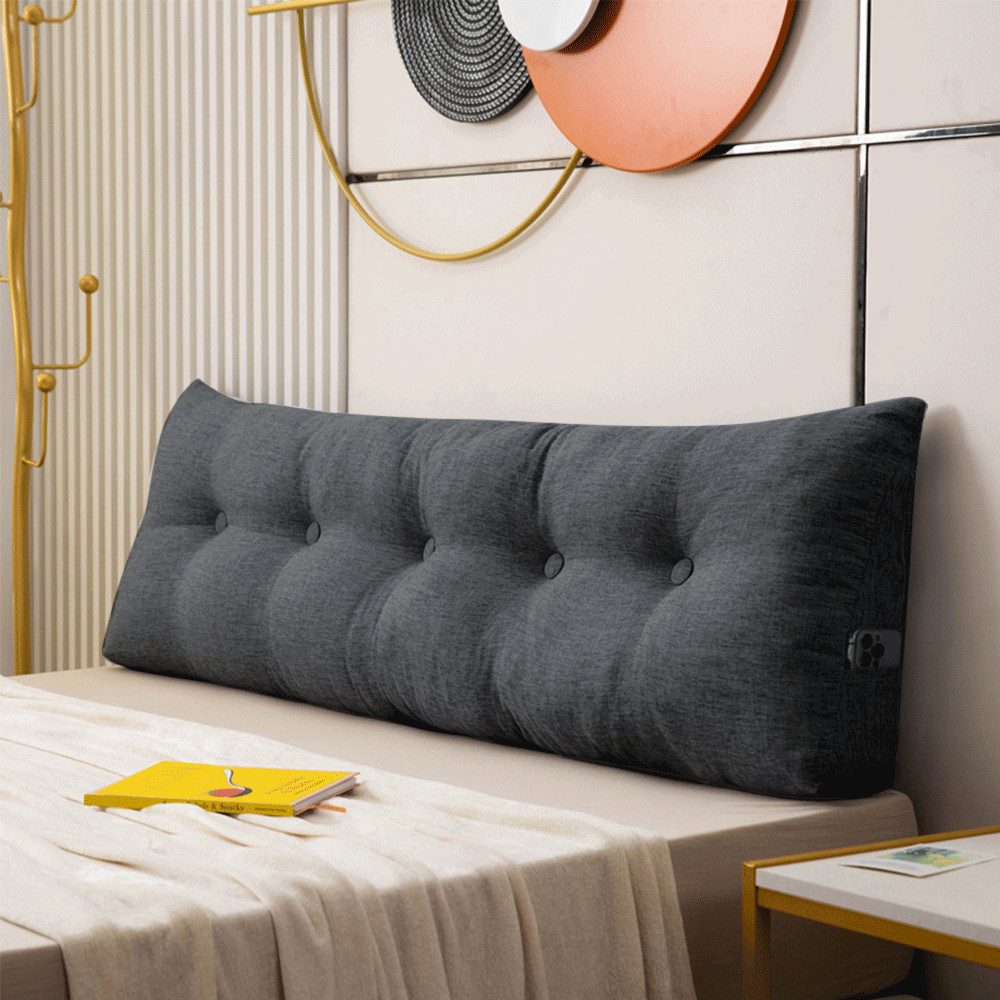 JEOBEST Rückenkissen Lesekissen für Bett und Sofa, Keilkissen Groß, mit waschbarem Bezug, Ideal zum Anlehnen im Bett