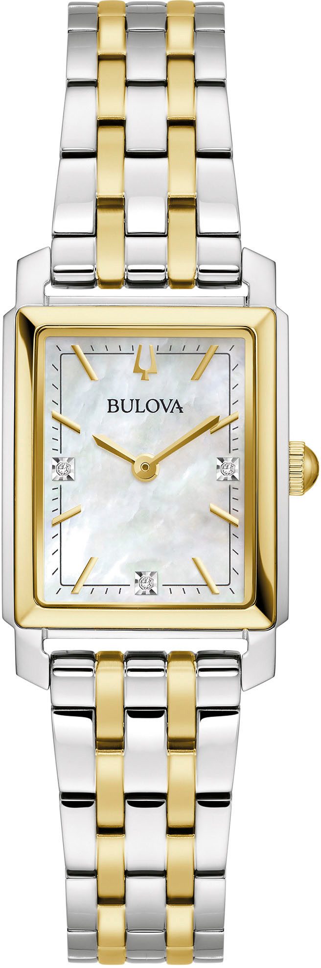 Bulova Quarzuhr 98P220, Armbanduhr, Damenuhr, Edelstahlarmband, günstig online kaufen