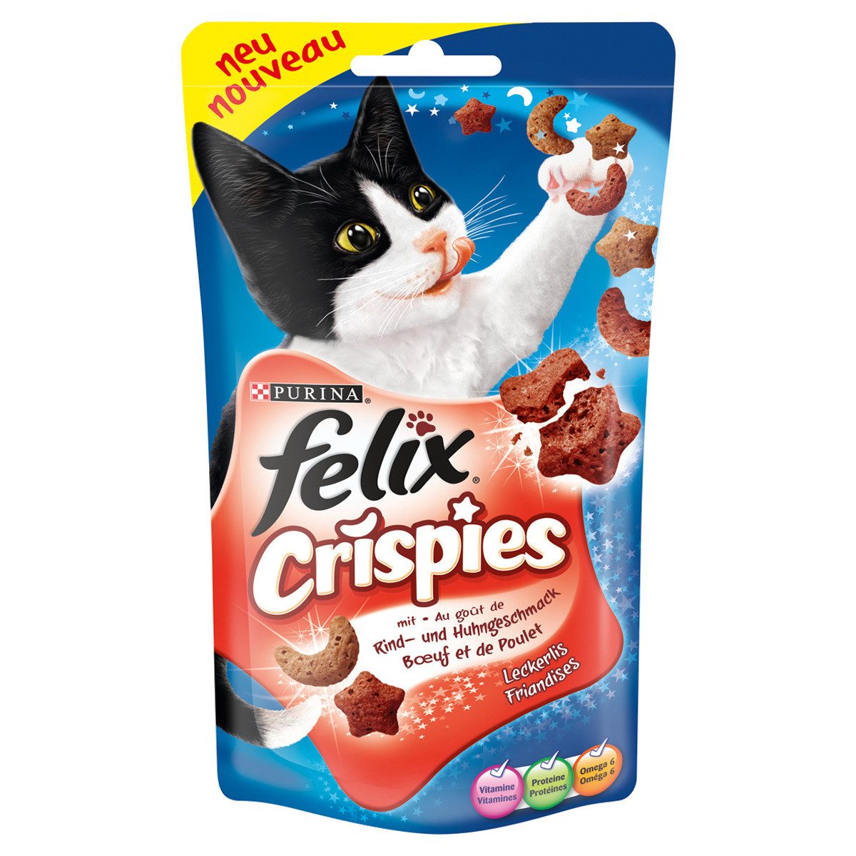 Felix Crispies mit Rind & Huhn 45 g - 8 Stück
