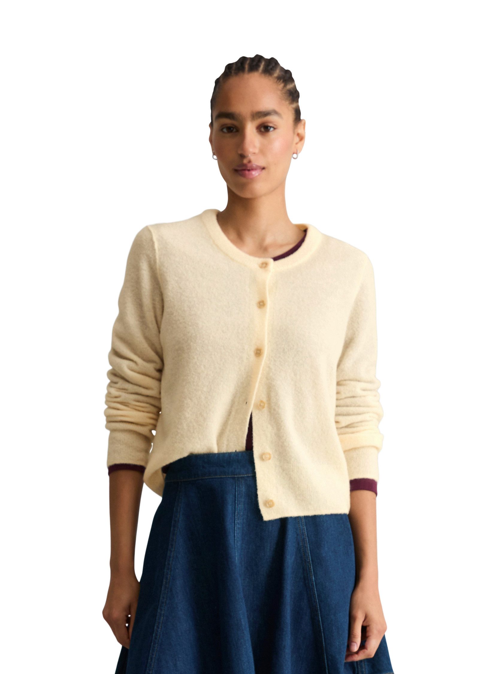 Marc O'Polo DENIM Cardigan aus Bouclé-Garn
