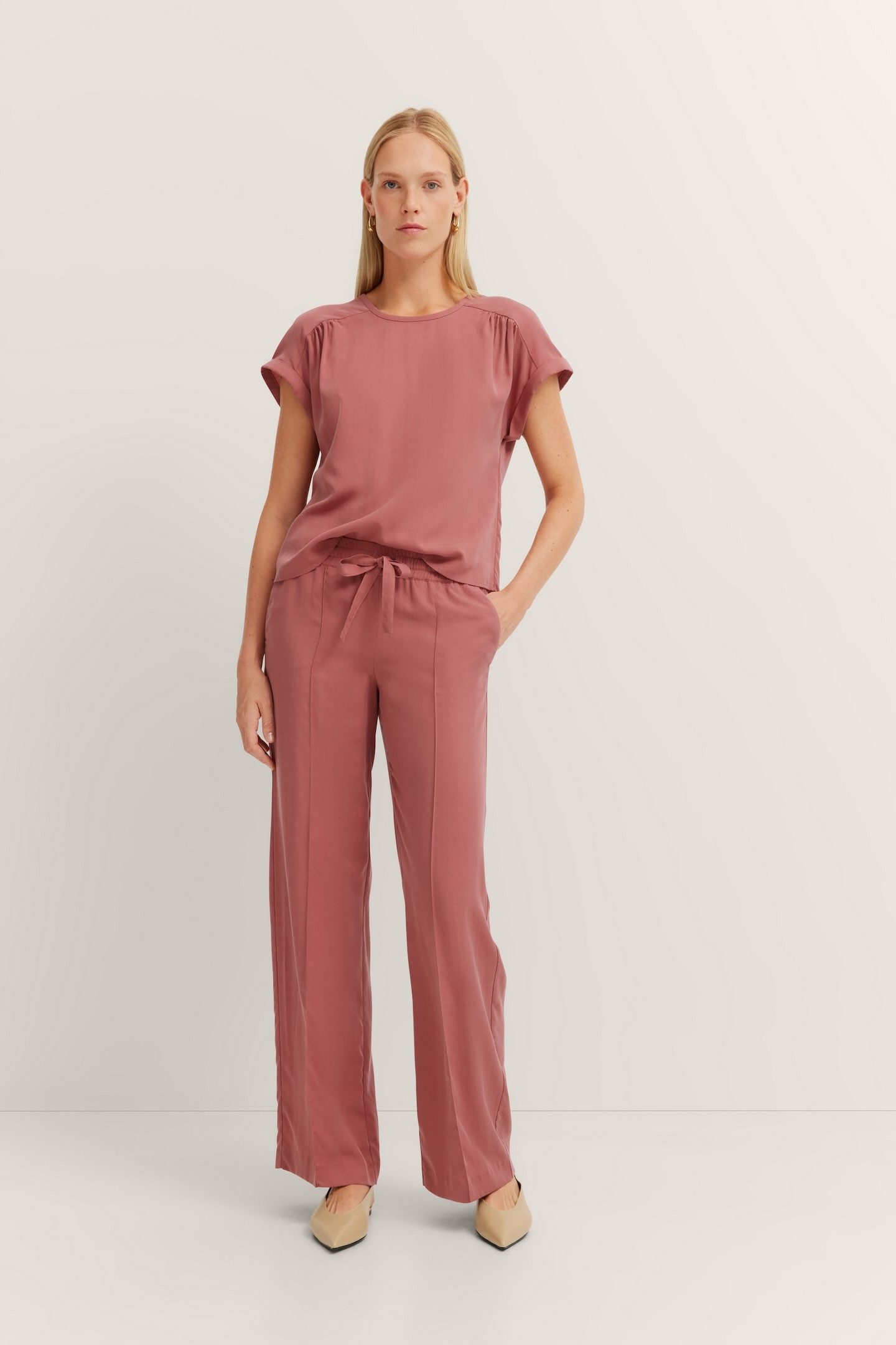 bugatti Stoffhose mit Bügelfalte