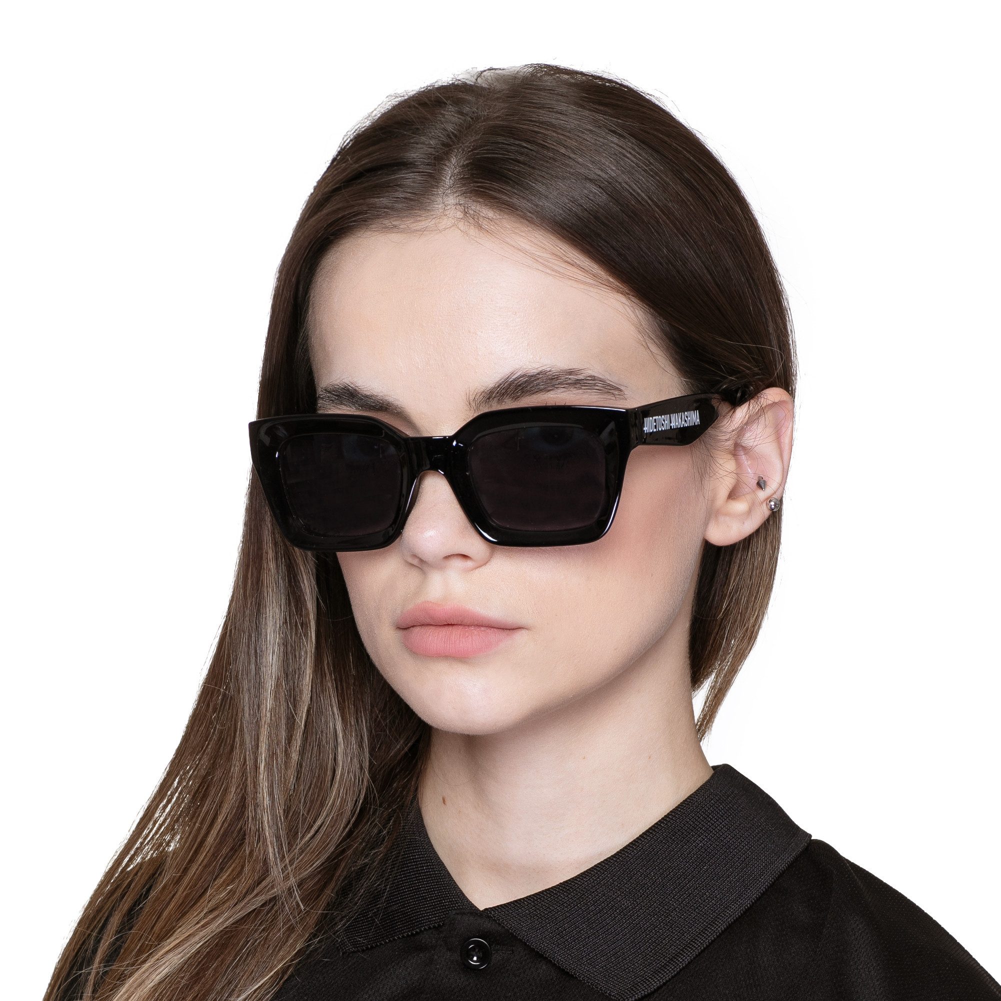 HIDETOSHI WAKASHIMA Sonnenbrille HIDETOSHI WAKASHIMA "Sendai" Unisex Sonnenbrille getönte Brillengläser ohne Sehstärke