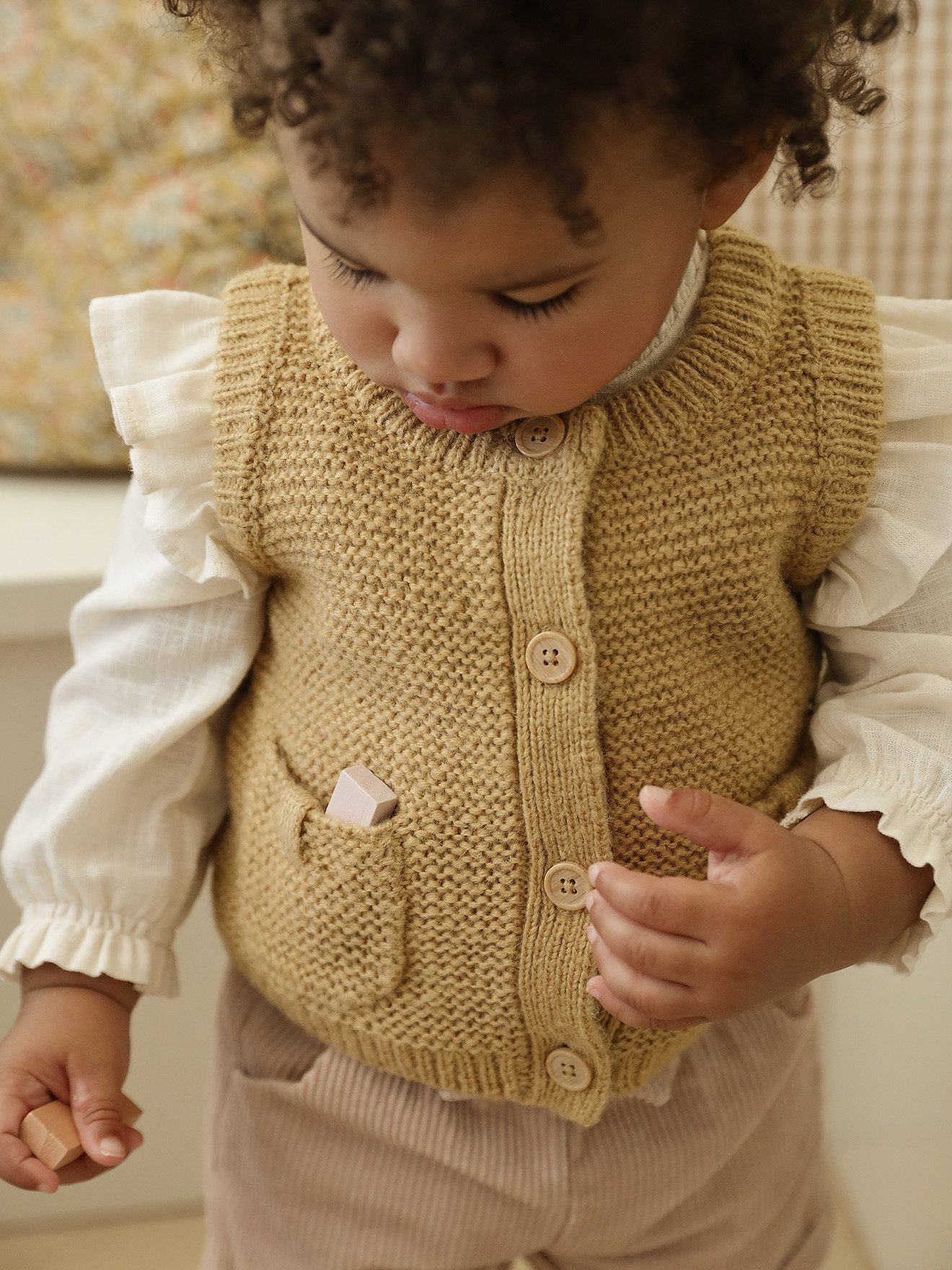 vertbaudet cardigan baby knitted vest