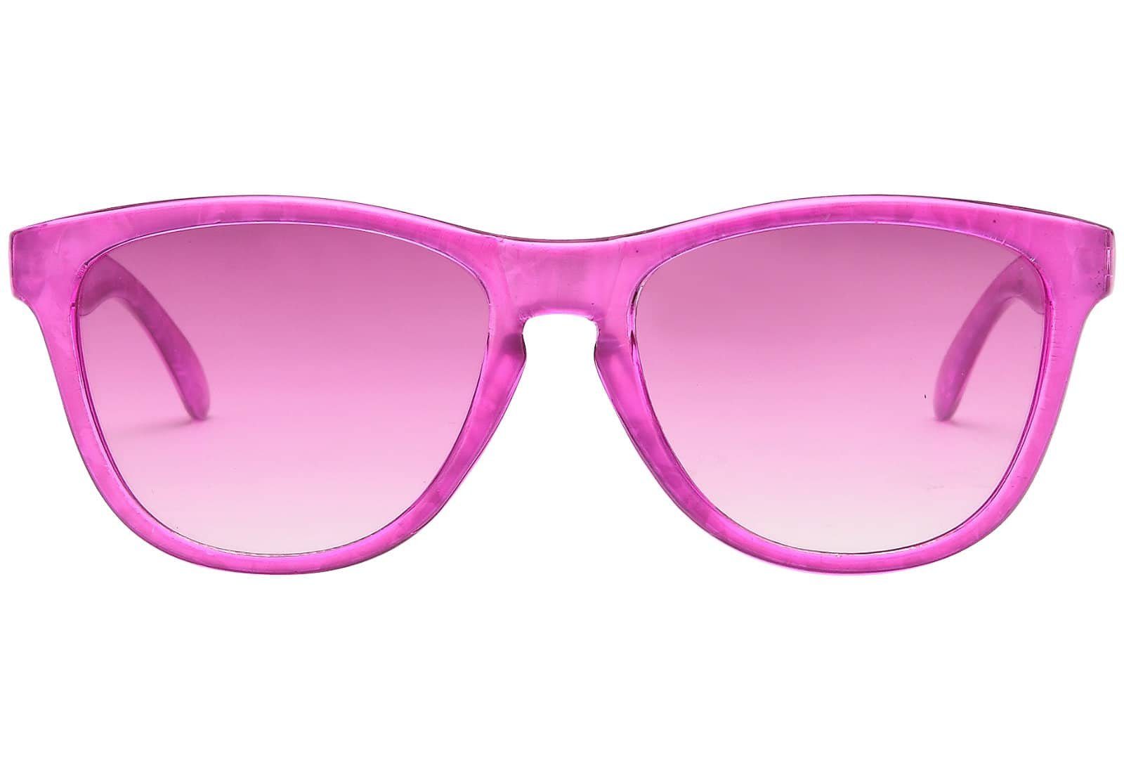 Eyewear (1-St) Kinder Retrosonnenbrille Lila BEZLIT mit Sonnenbrille Mädchen Bügel durchsichtigen