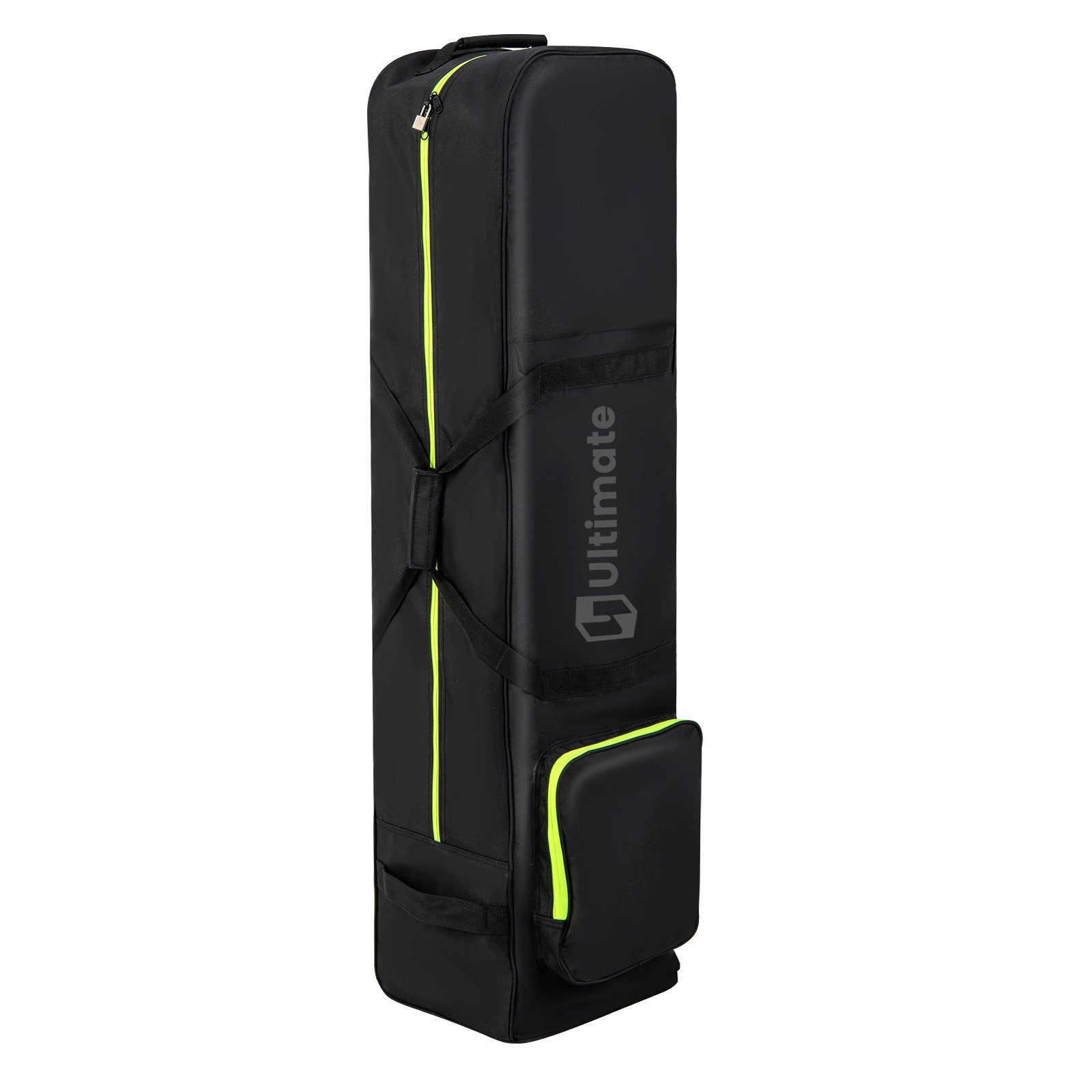 COSTWAY Golftrolley + Golfbag, mit Rädern, wasserdicht Golf-Reisetasche