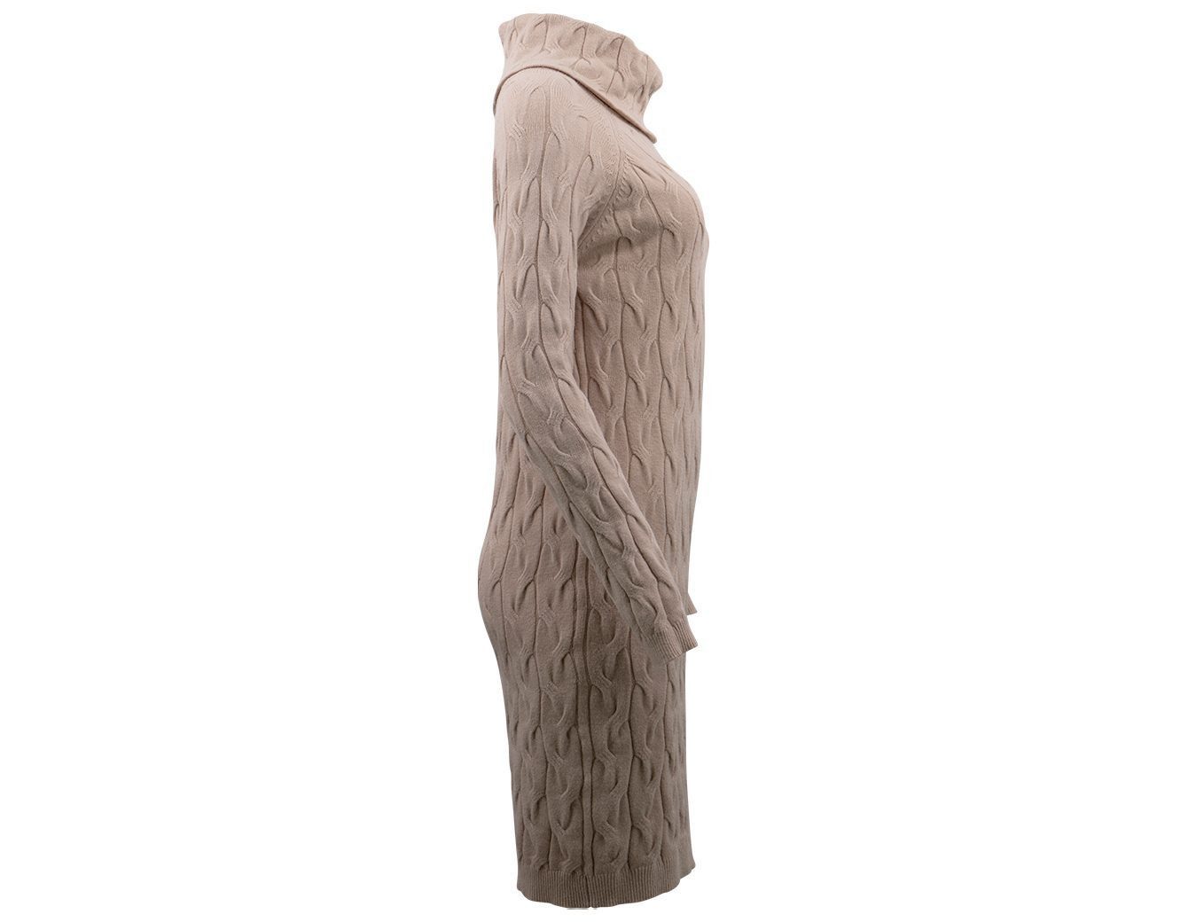 Passioni Strickkleid Feminines Strickkleid mit Rollkragen