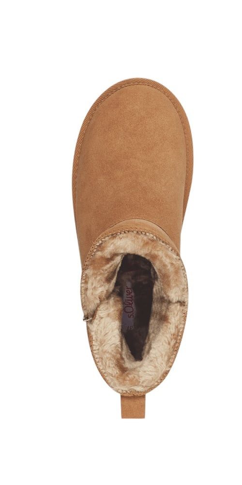 s.Oliver 5-26447-43-305 - mit Innenfutter - cognacbraun Damen Winterstiefel