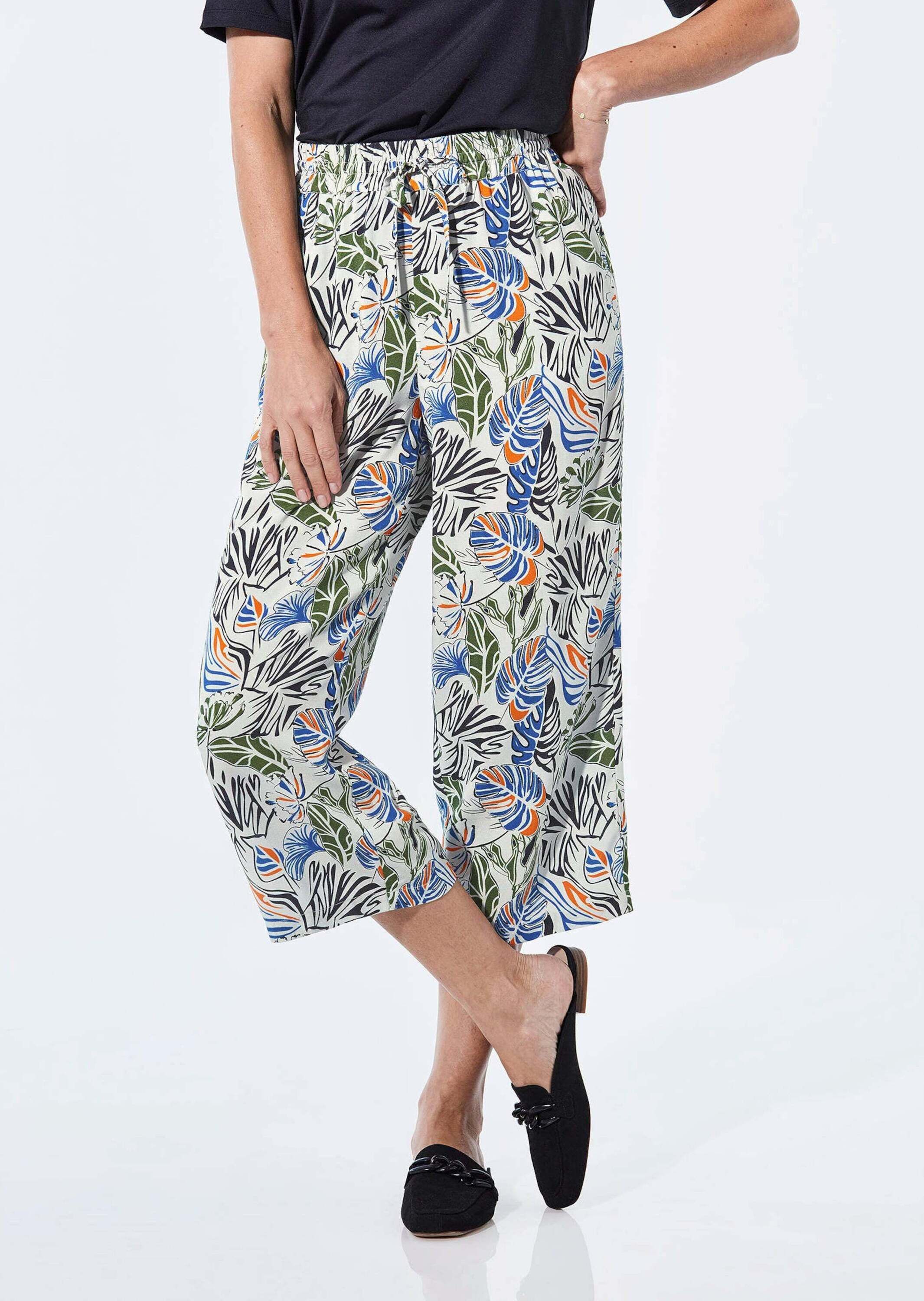 GOLDNER Schlupfhose Sommerliche Druckhose günstig online kaufen