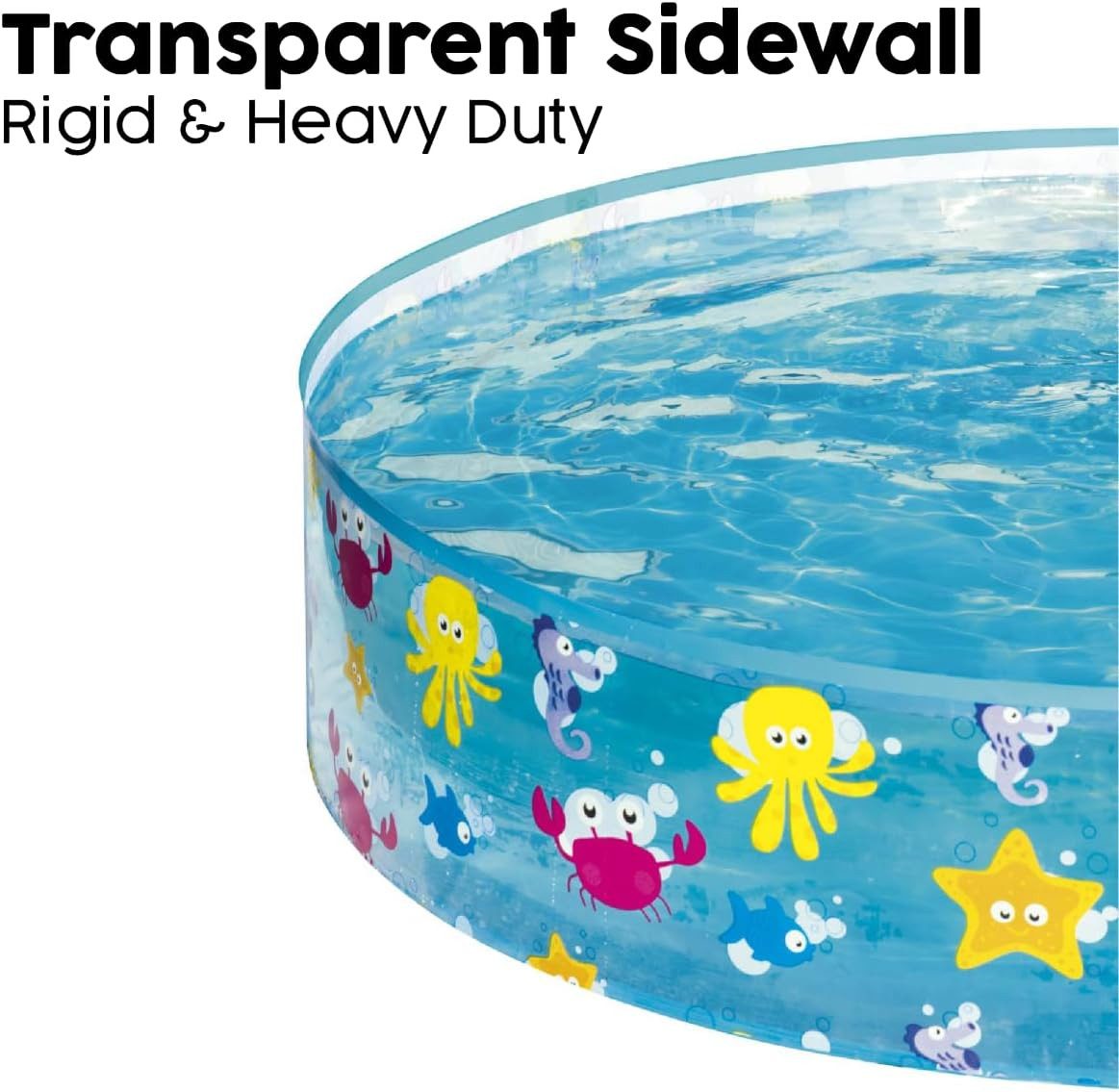 FELIXLEO Planschbecken FillN Fun Planschbecken Sparking Sea 122x25 cm Kinderpool, (1-tlg)