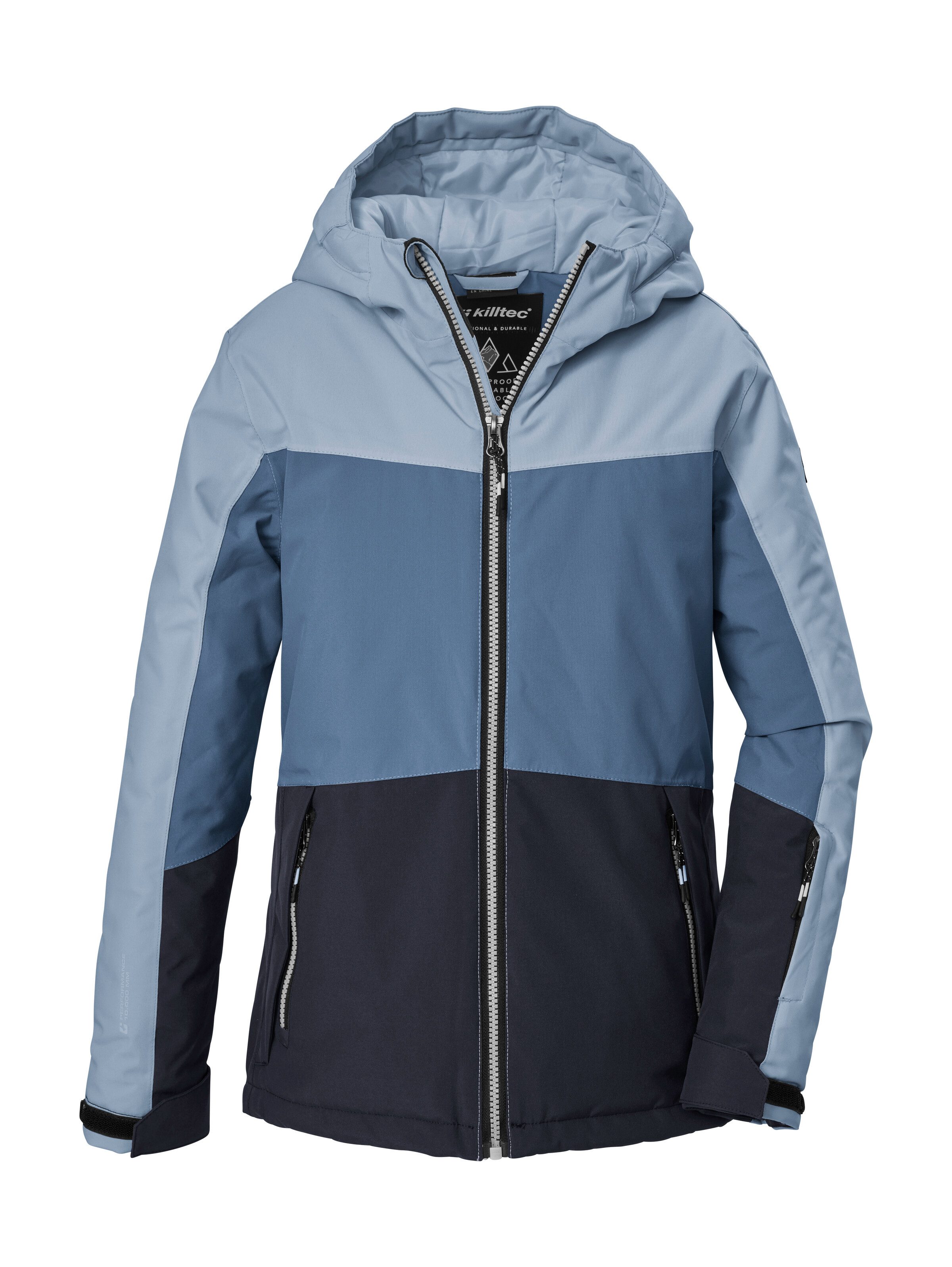 Killtec Skijacke KSW 198 GRLS SKI JCKT Wind- und wasserdichte Skijacke mit Colourblock-Design