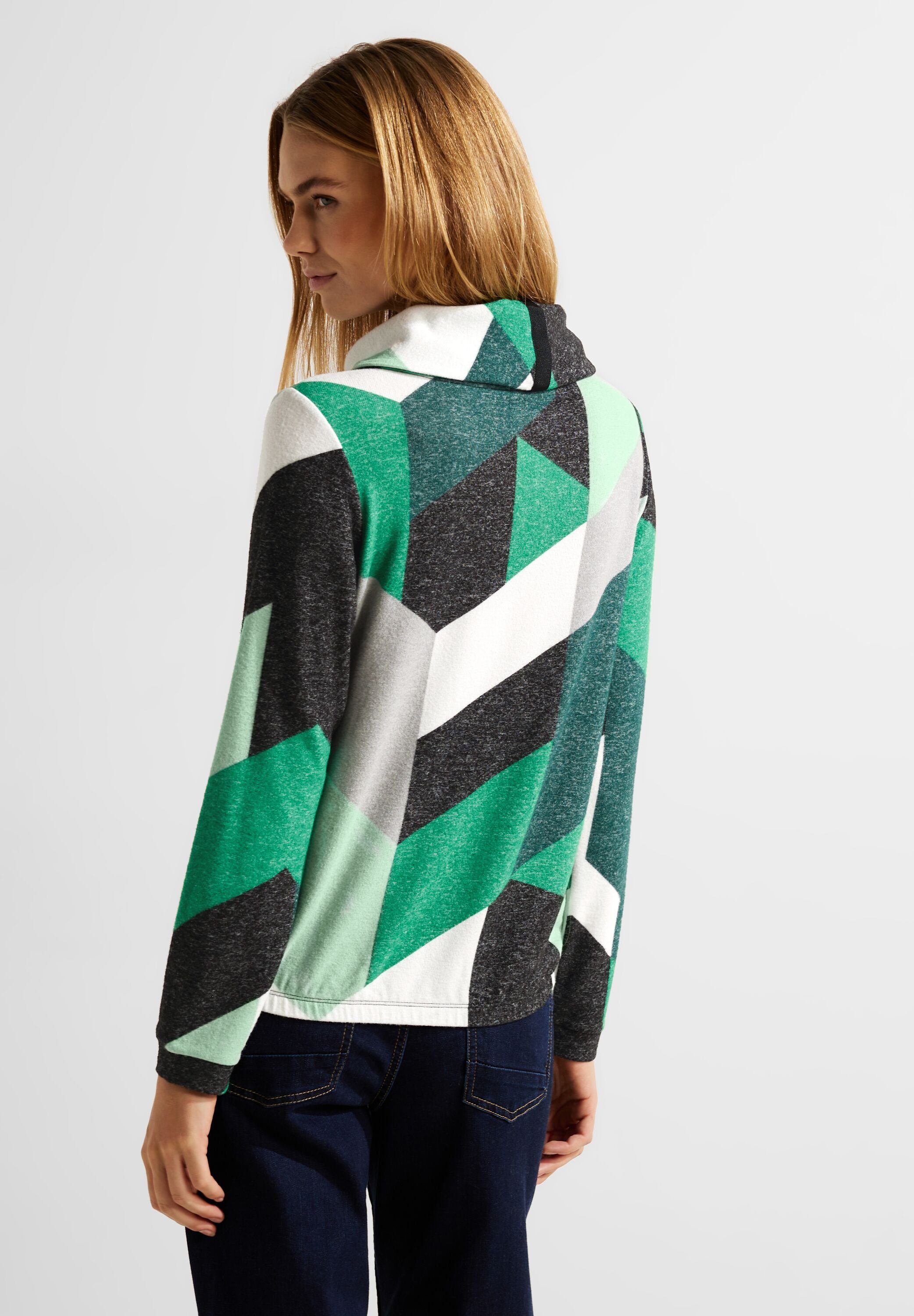 CECIL Langarmshirt im grafischen Design