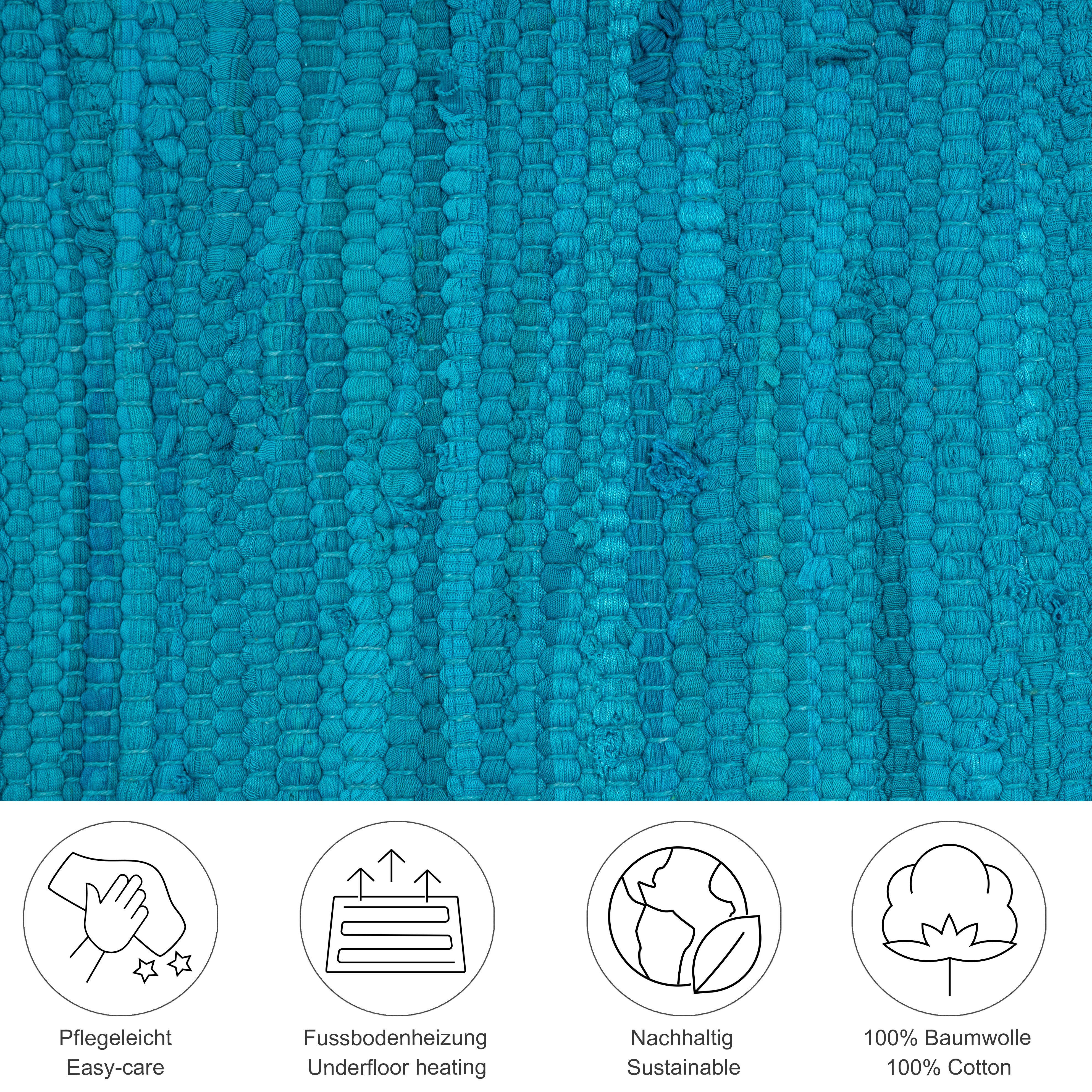 THEKO Teppich Happy Cotton, rechteckig, Höhe: günstig online kaufen