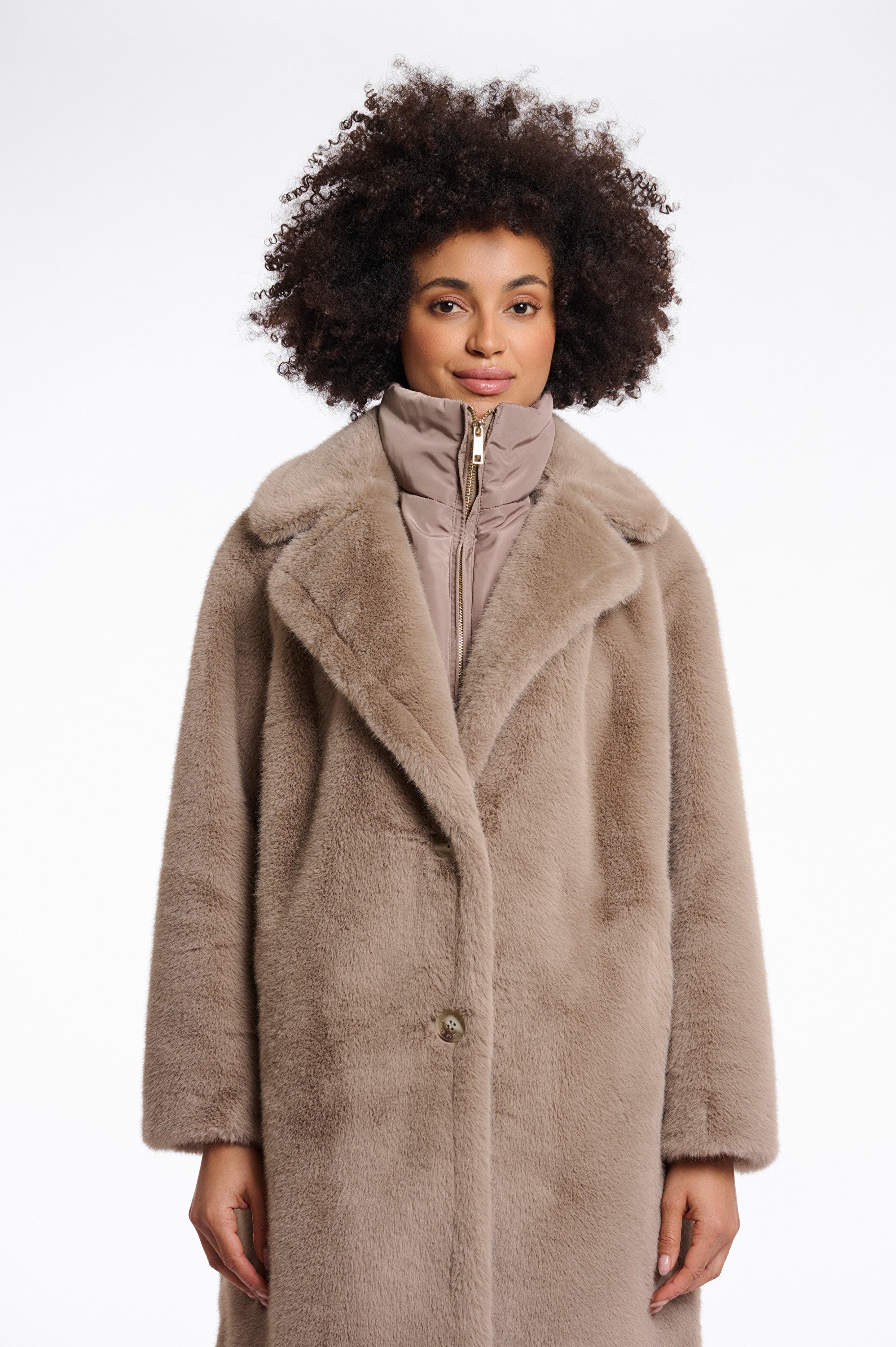 Rino & Pelle Fellimitatjacke günstig online kaufen