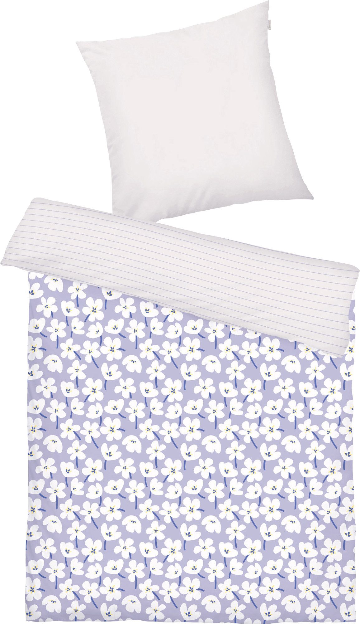 TOM TAILOR Bettwäsche Wendebettwäsche, Renforcé, 2 teilig, Blumen