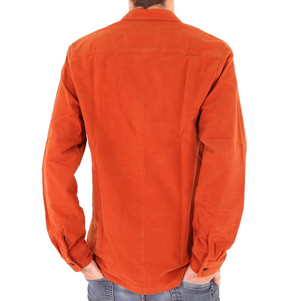 Carhartt WIP Langarmhemd Carhartt WIP L/S Holston Shirt Cinnamon Rinsed