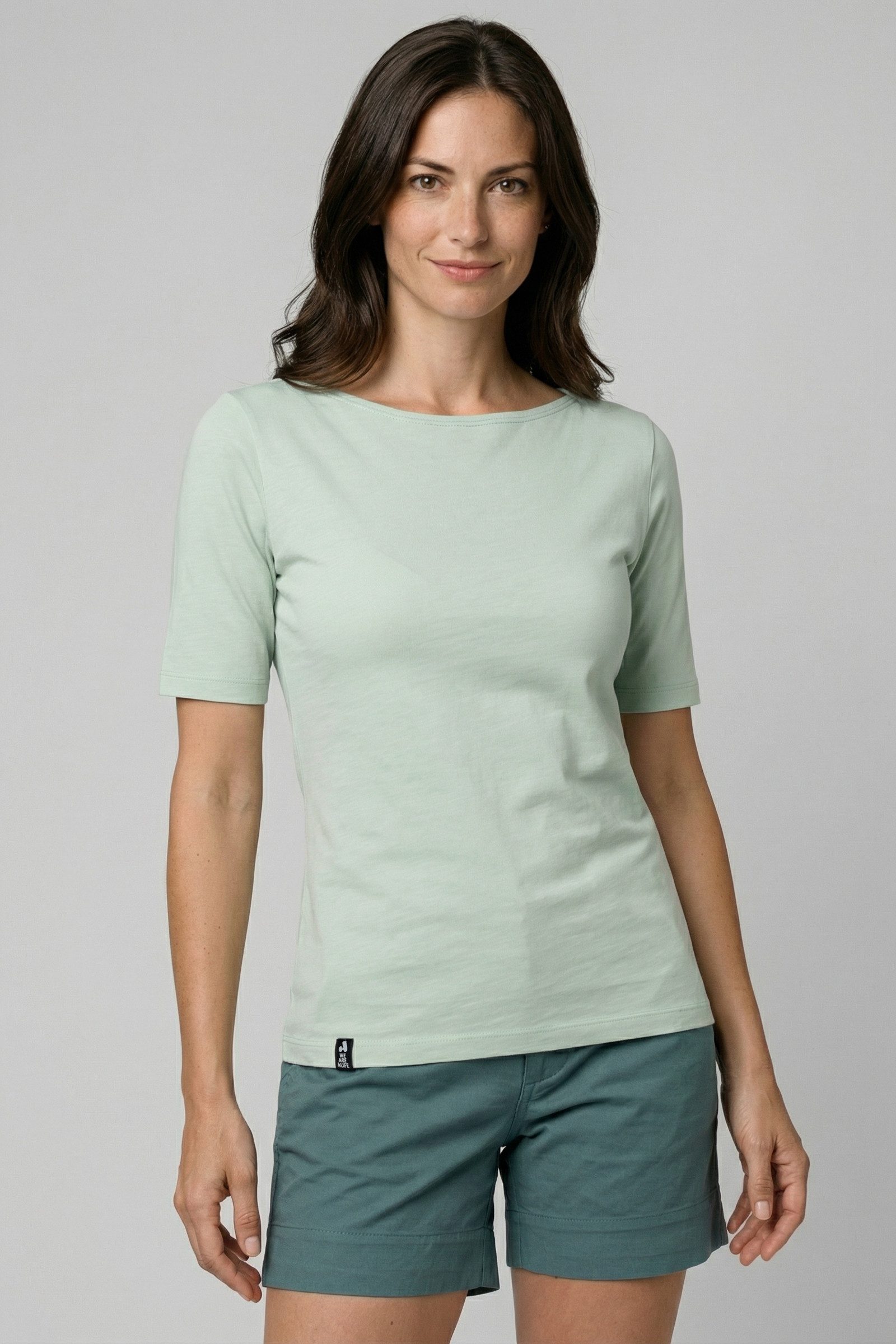 Alife & Kickin Rundhalsshirt leichtes Sommer-Top aus Bio-Baumwolle mit Halbarm – Bild 4 von 5