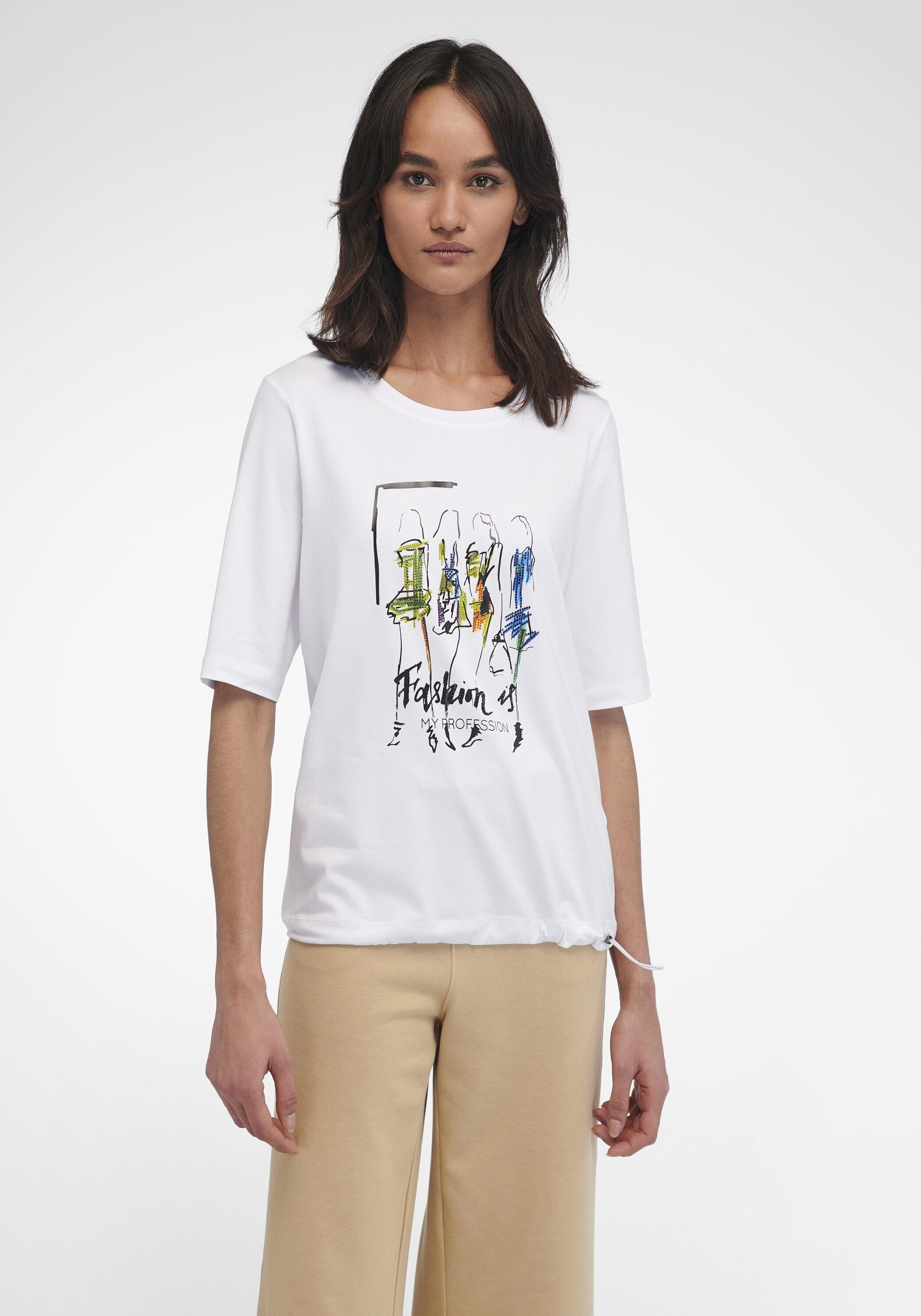 Margittes Rundhalsshirt cotton, T-Shirt von MARGITTES