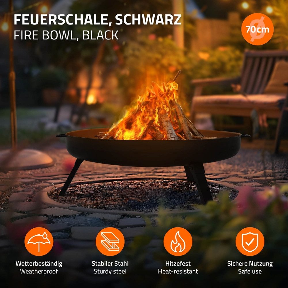 ECD Germany Feuerschale Brennschale aus Stahl günstig online kaufen
