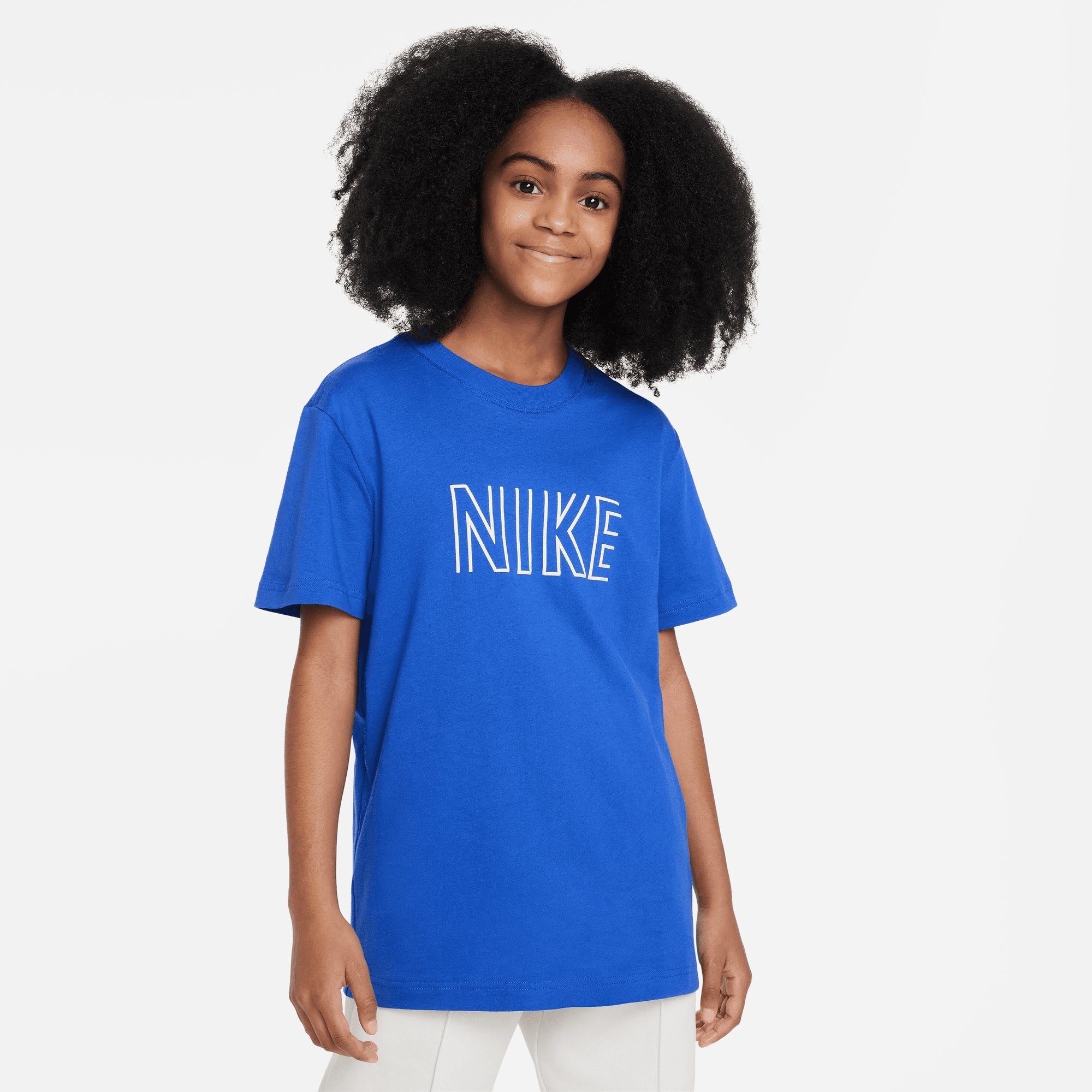 Nike Sportswear T-Shirt G NSW für TEE GAME Kinder BF PRNT - SW ROYAL