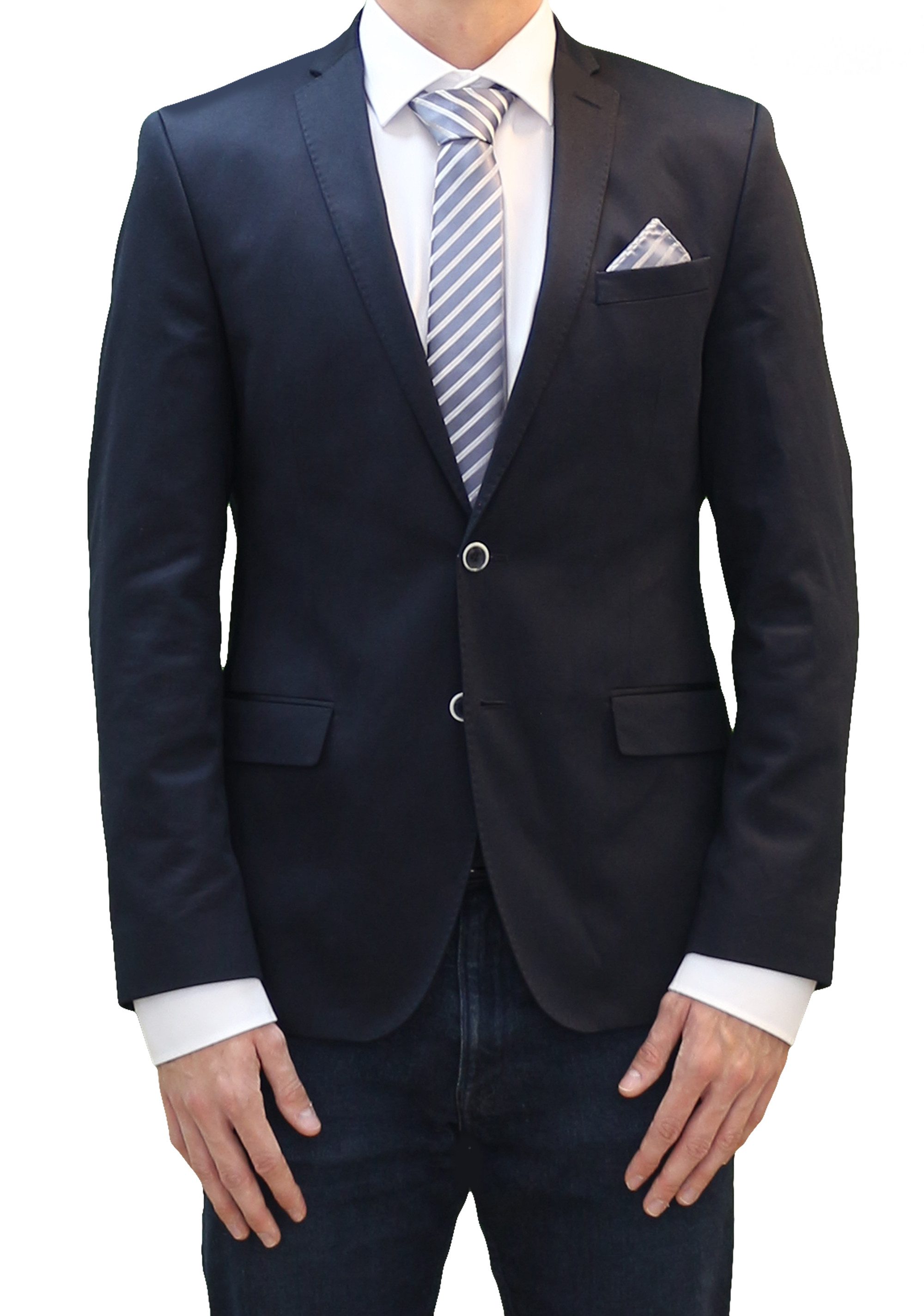 Fabio Farini Krawatte Einstecktücher & Herren Schlips in 6cm (Set, mit Eins günstig online kaufen